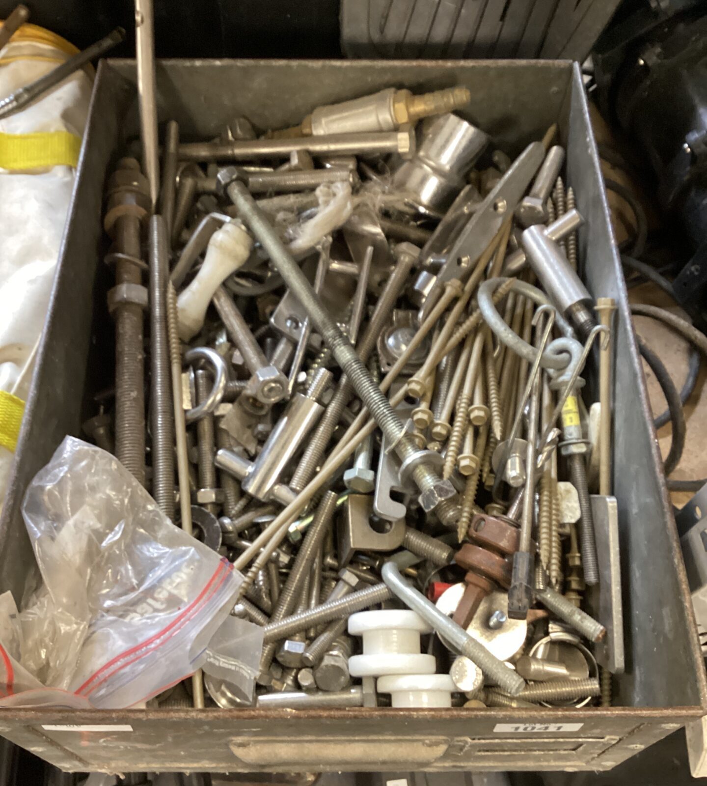 Large box of nuts and bolts