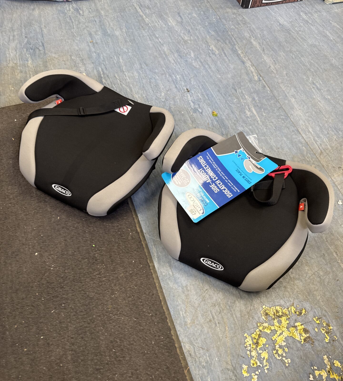 Two graco children’s booster seats