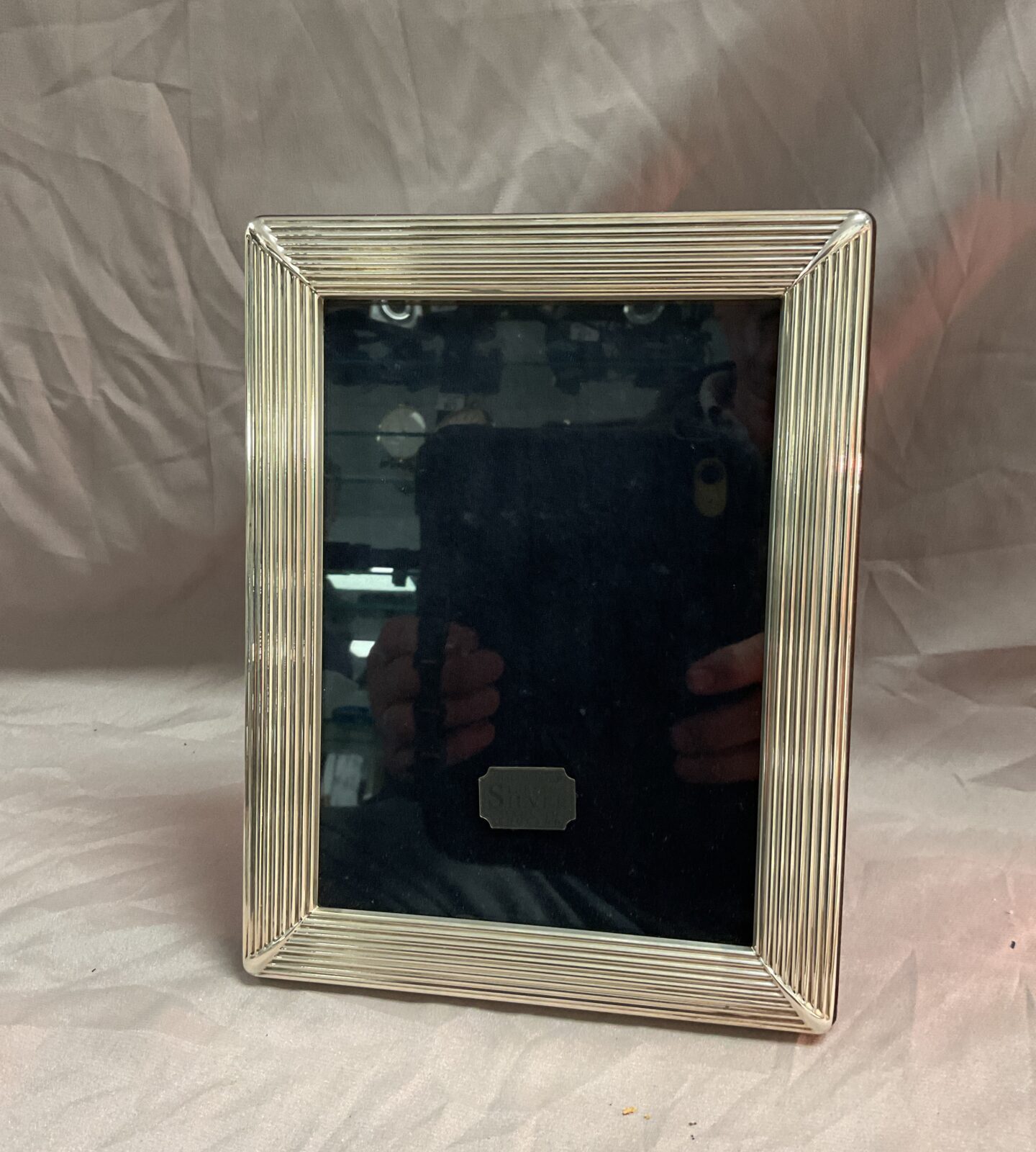 Hallmarked Sterling silver Photo frame 7” x 9”