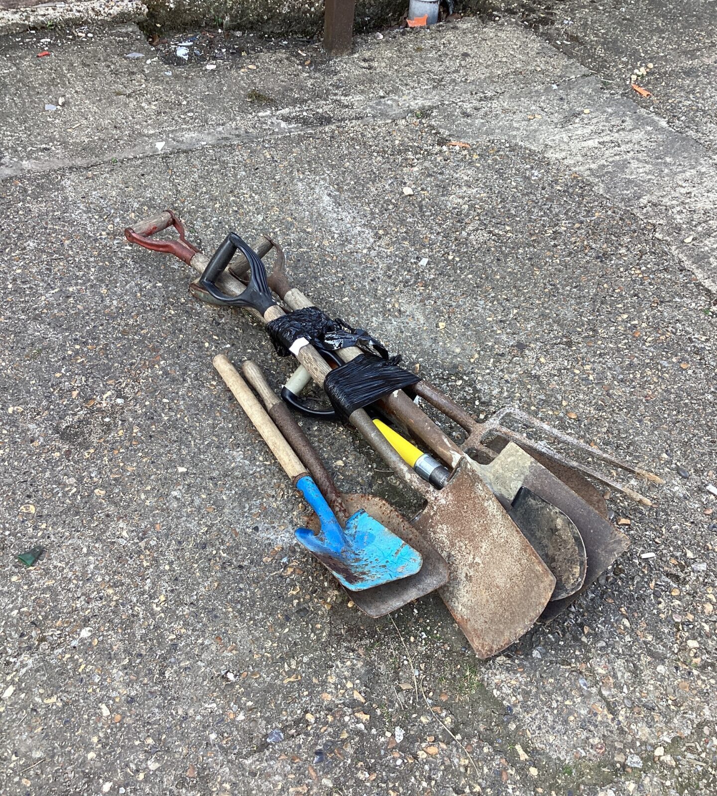 Set of garden tools