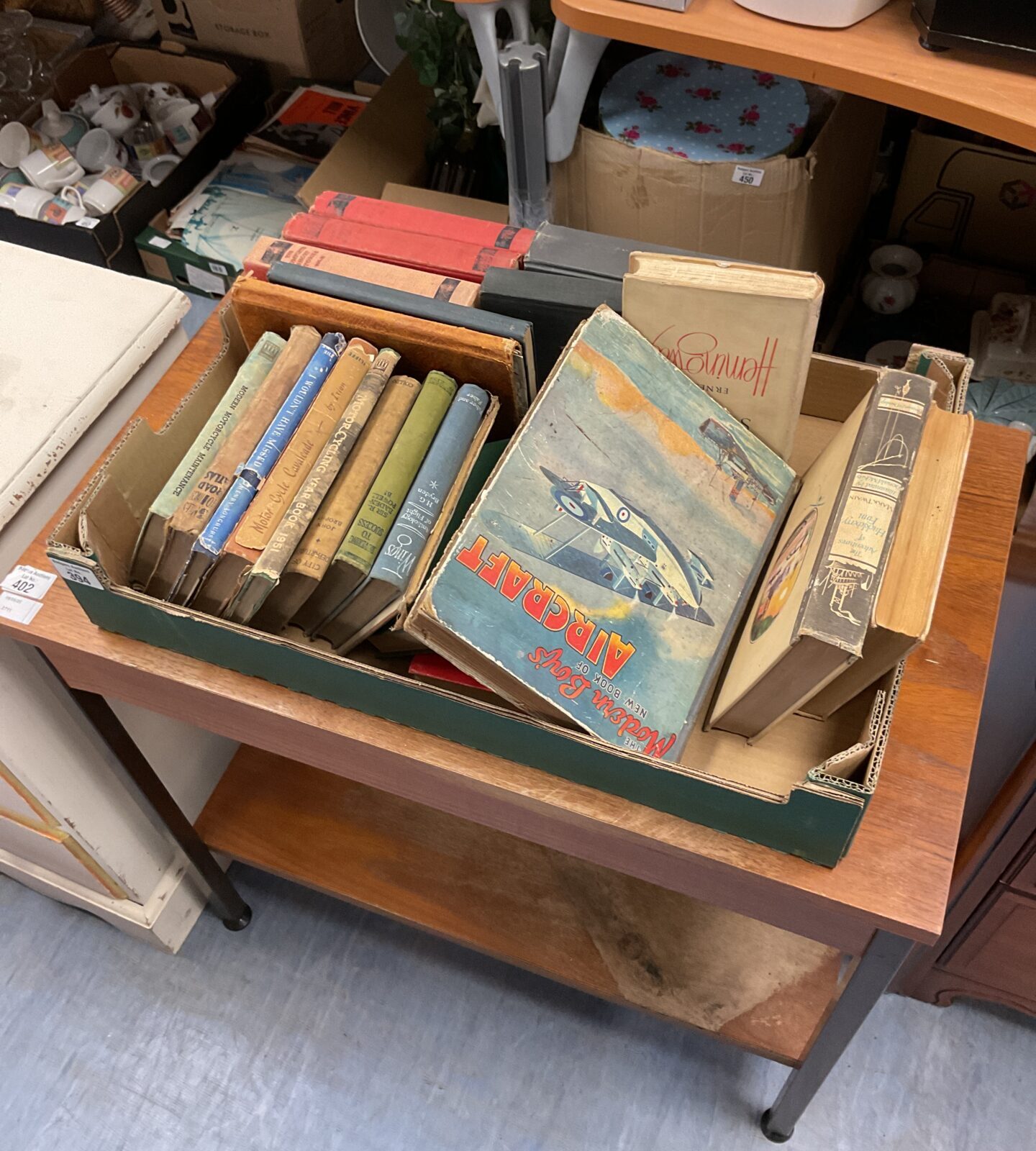 Box of vintage books