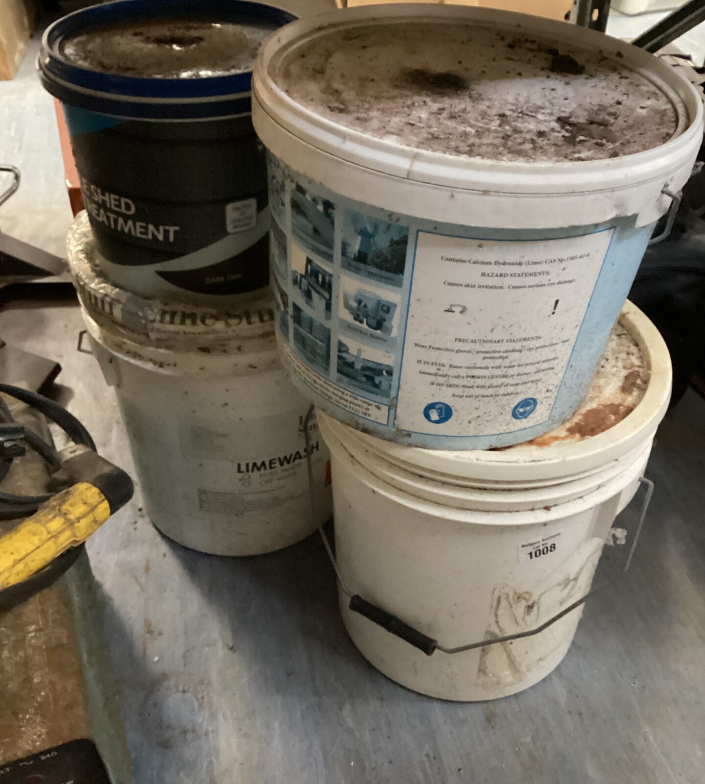 Four Tubs of Limewash