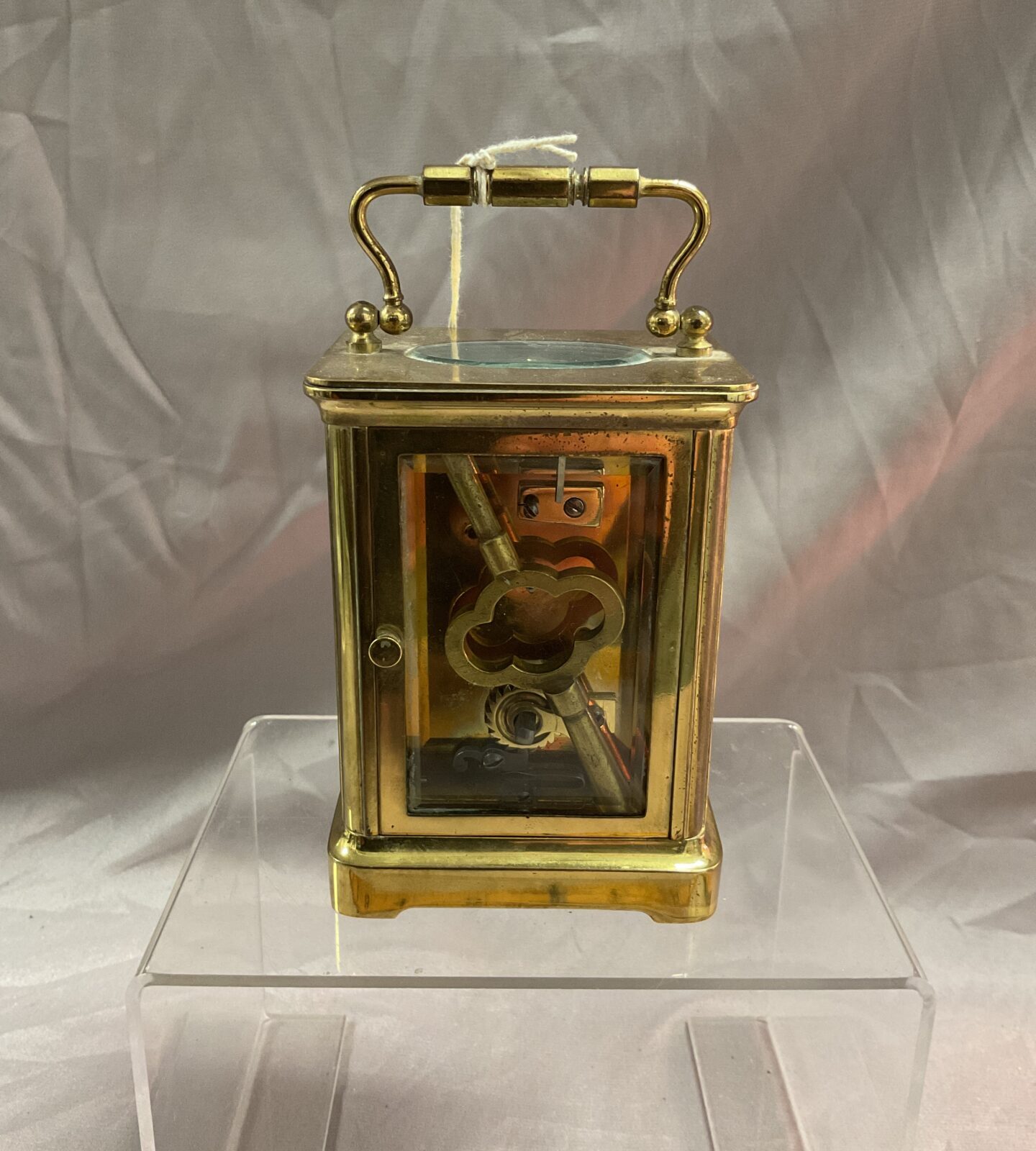 Small brass carriage clock - Image 2