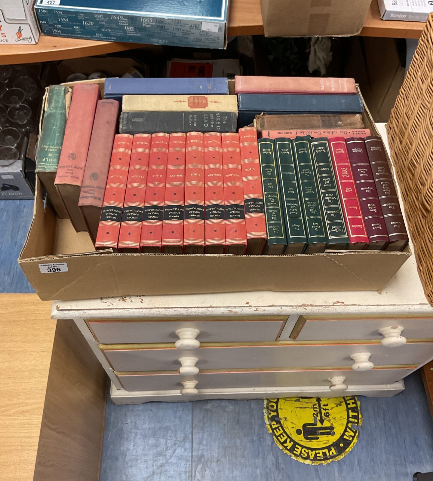 Box of mixed vintage books
