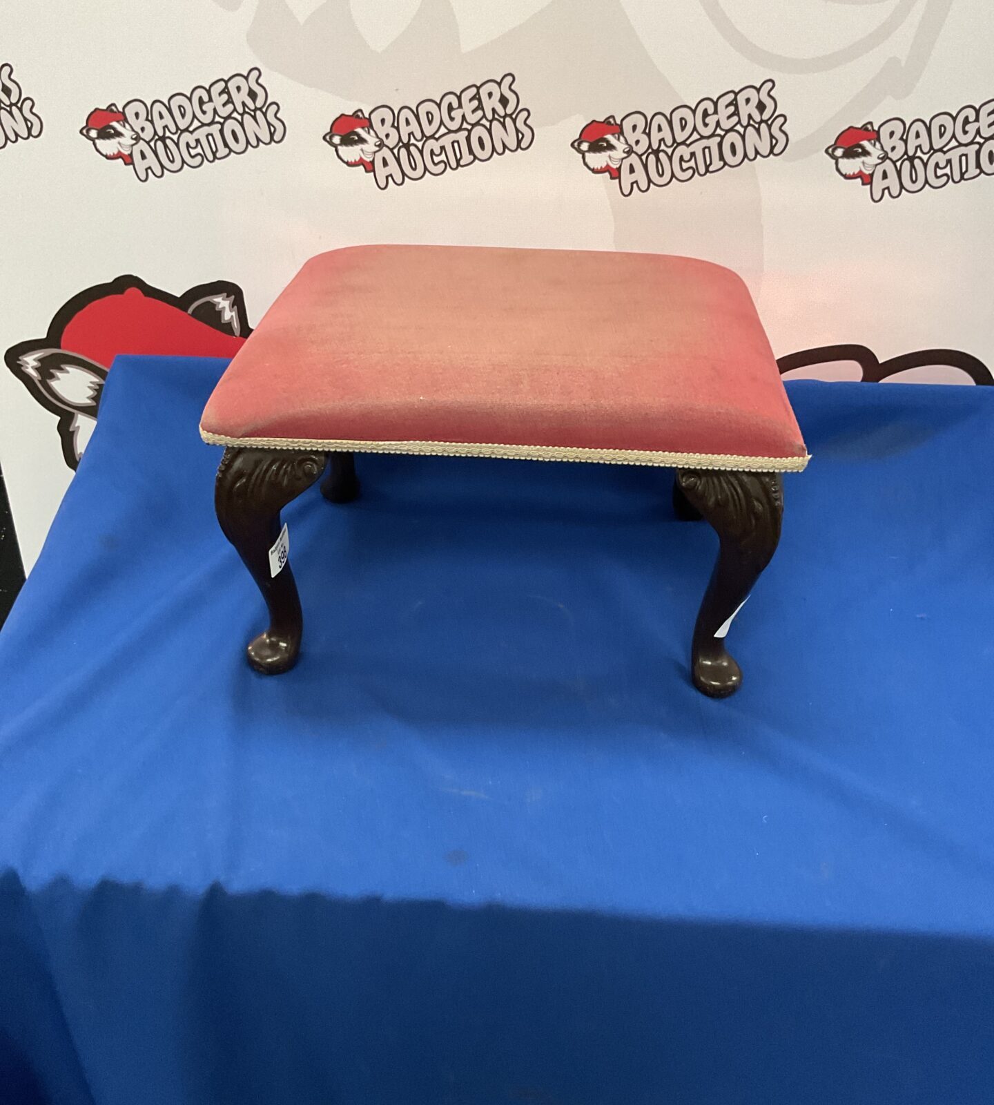 Small vintage footstool