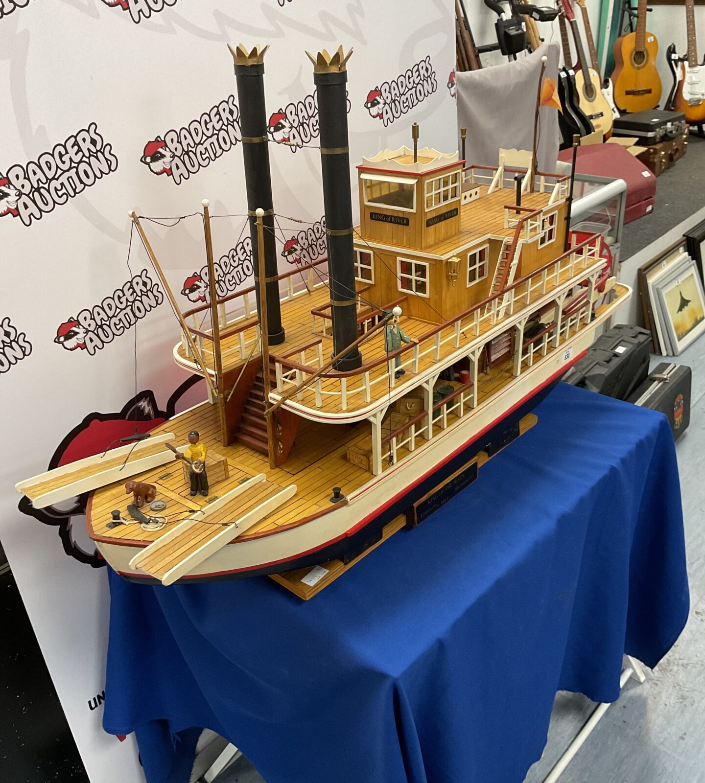 Large king of the river model ship with remote Control