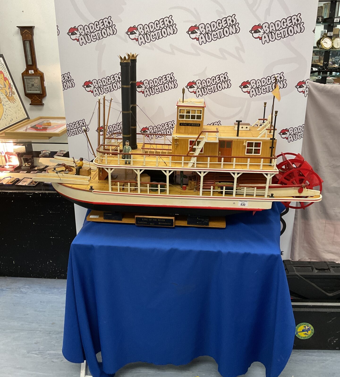 Large king of the river model ship with remote Control - Image 2
