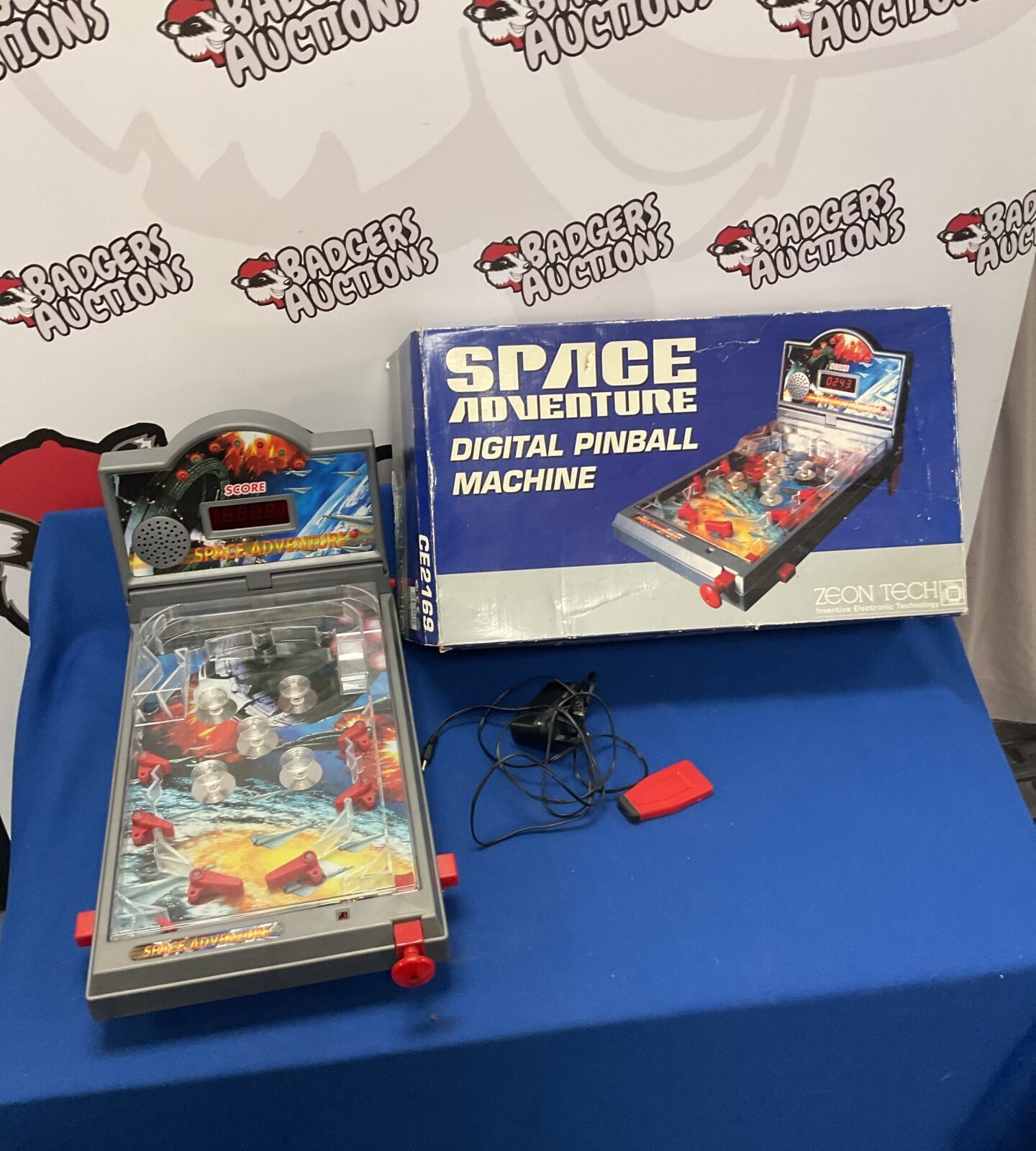 Space adventure digital pinball machine (missing one foot)