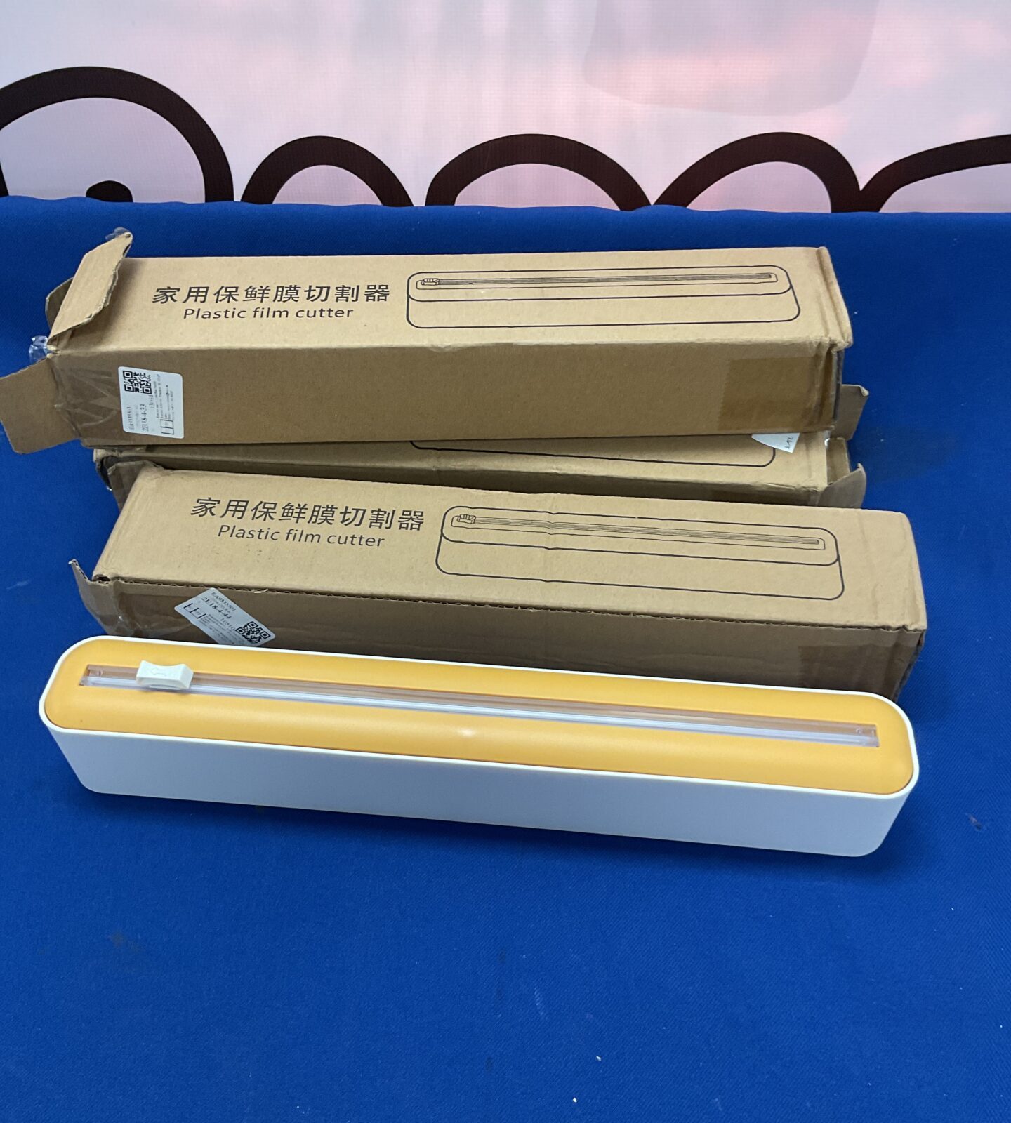 Three new plastic film cutters