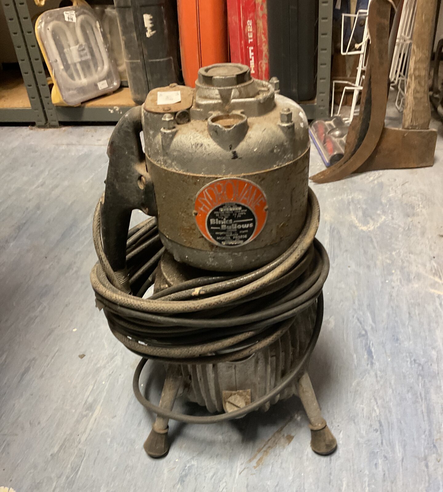 Vintage Binks bullows hydrovane compressor