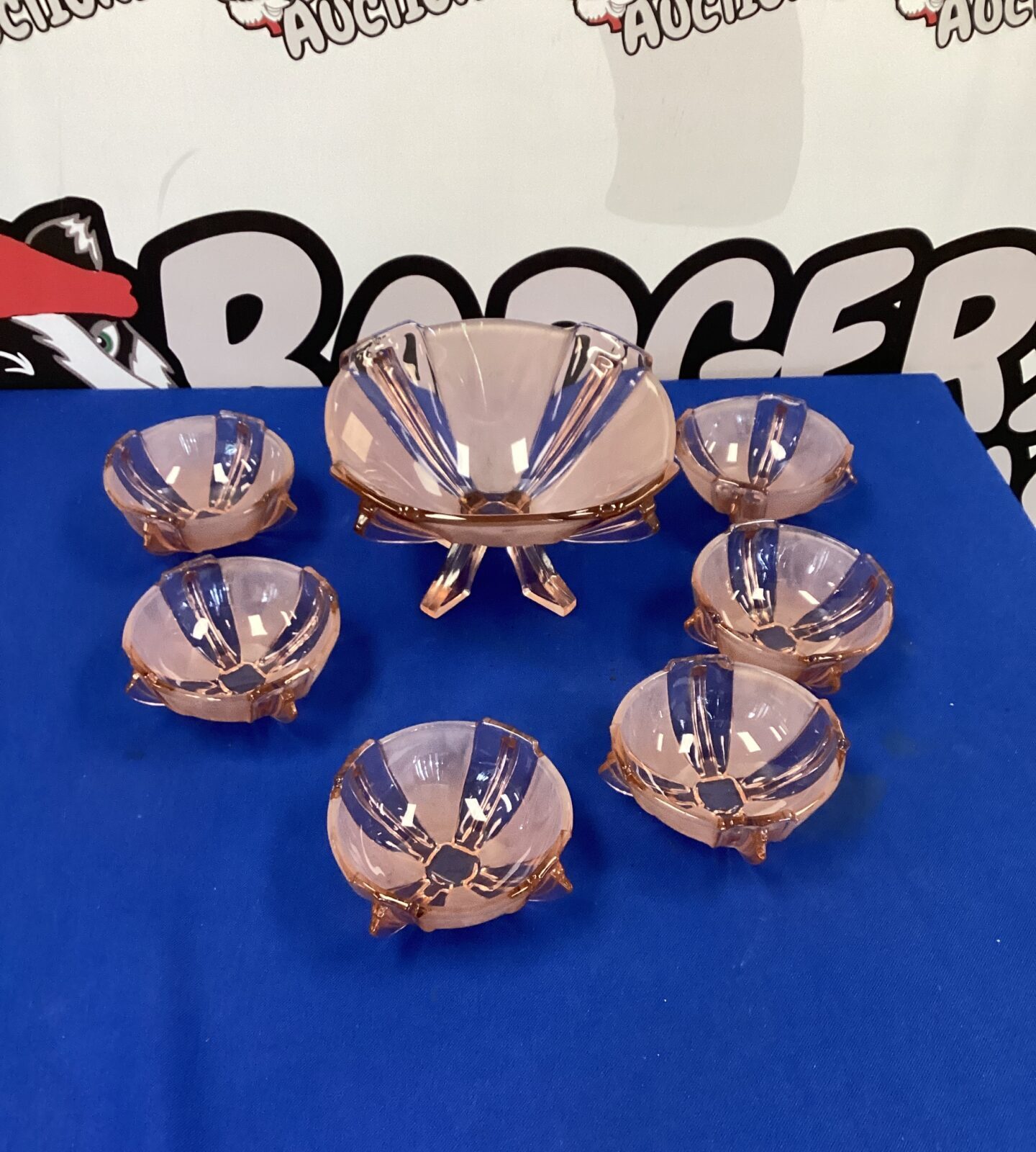 Art Deco Winged Bowl Set