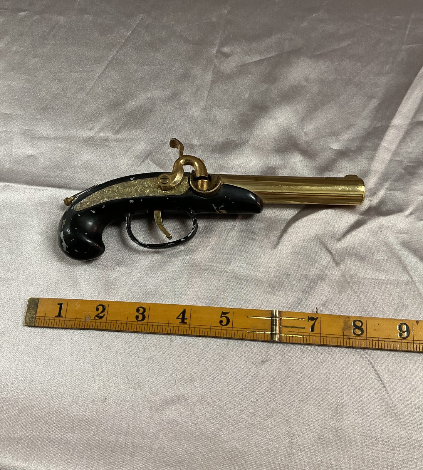 Vintage Pistol petrol lighter untested