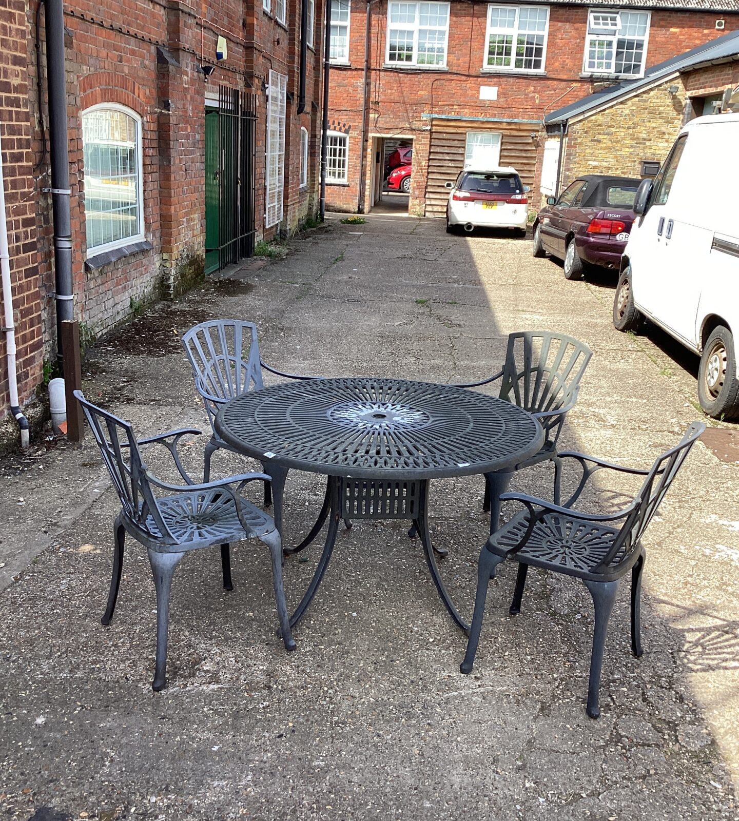 Metal Garden Table and Chair set