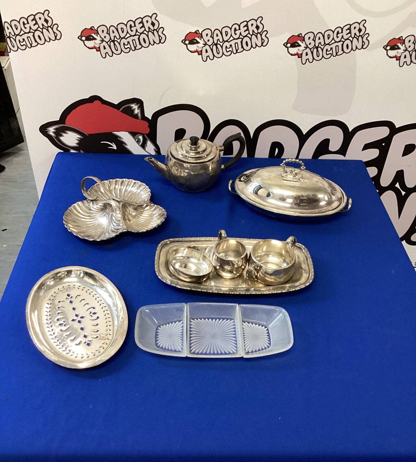 Selection of Silverplate Tableware