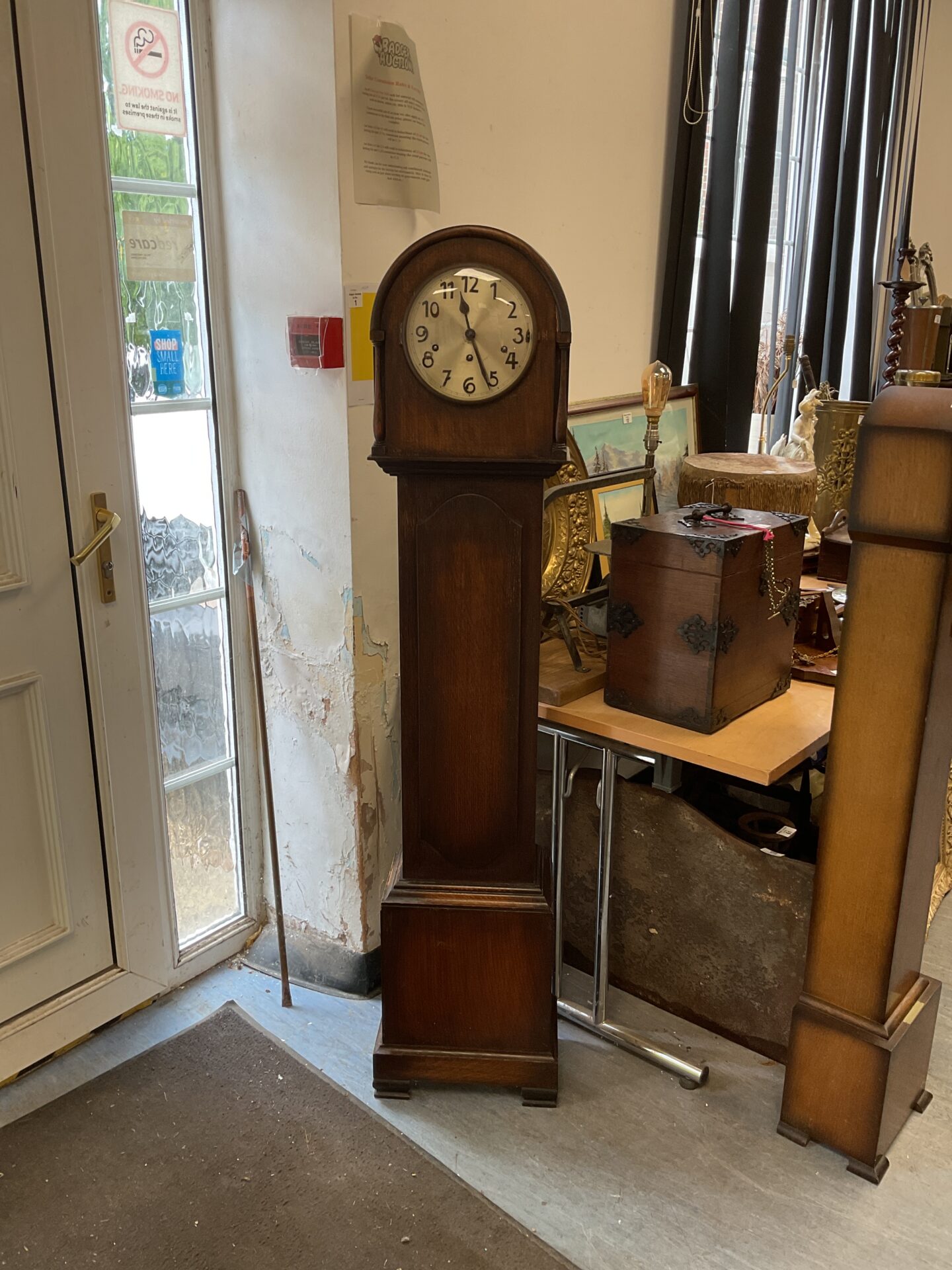 Mid century chiming mechanical granddaughter clock