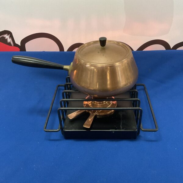 Culinox spring swiss made copper paraffin cooker set