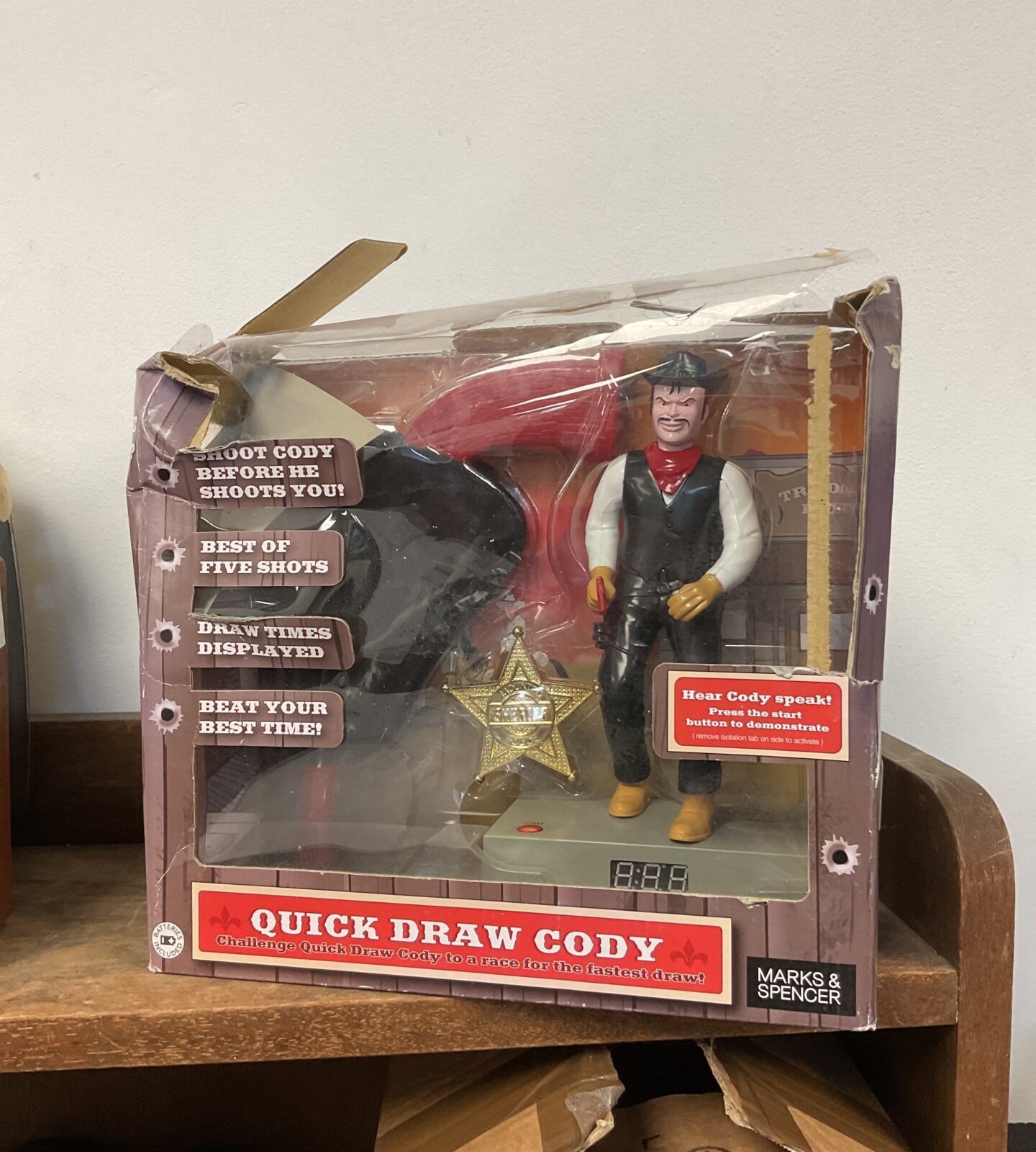 Quick draw cody fast draw alarm clock