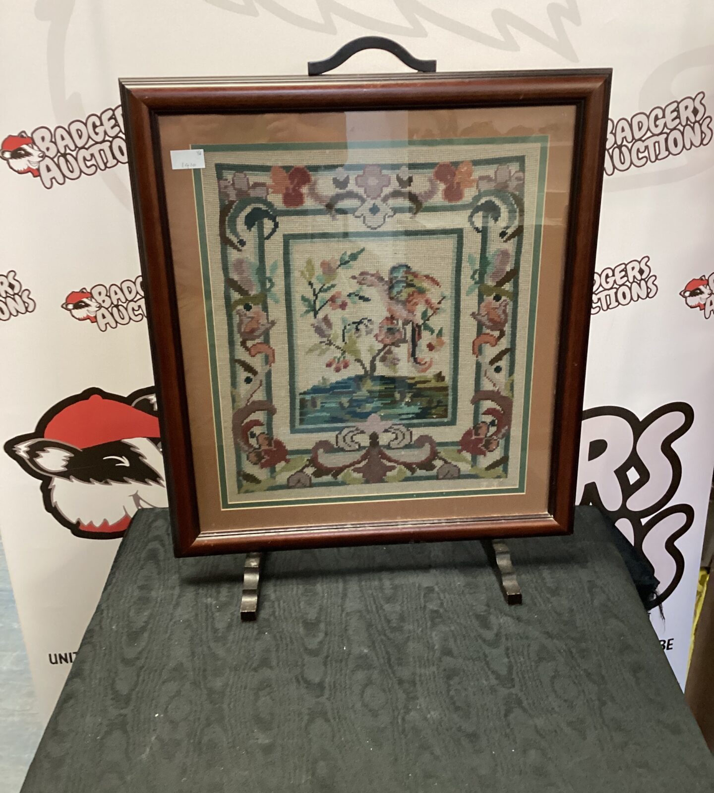 Tapestry fire screen