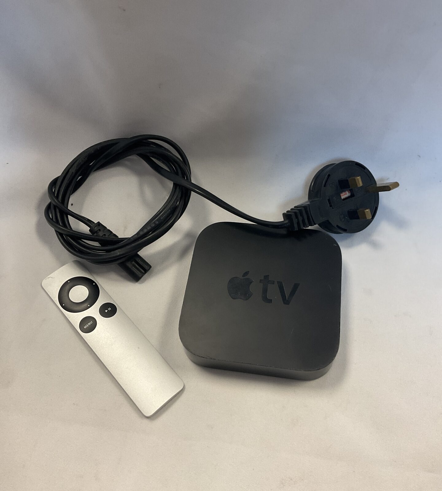 Apple tv box with remote