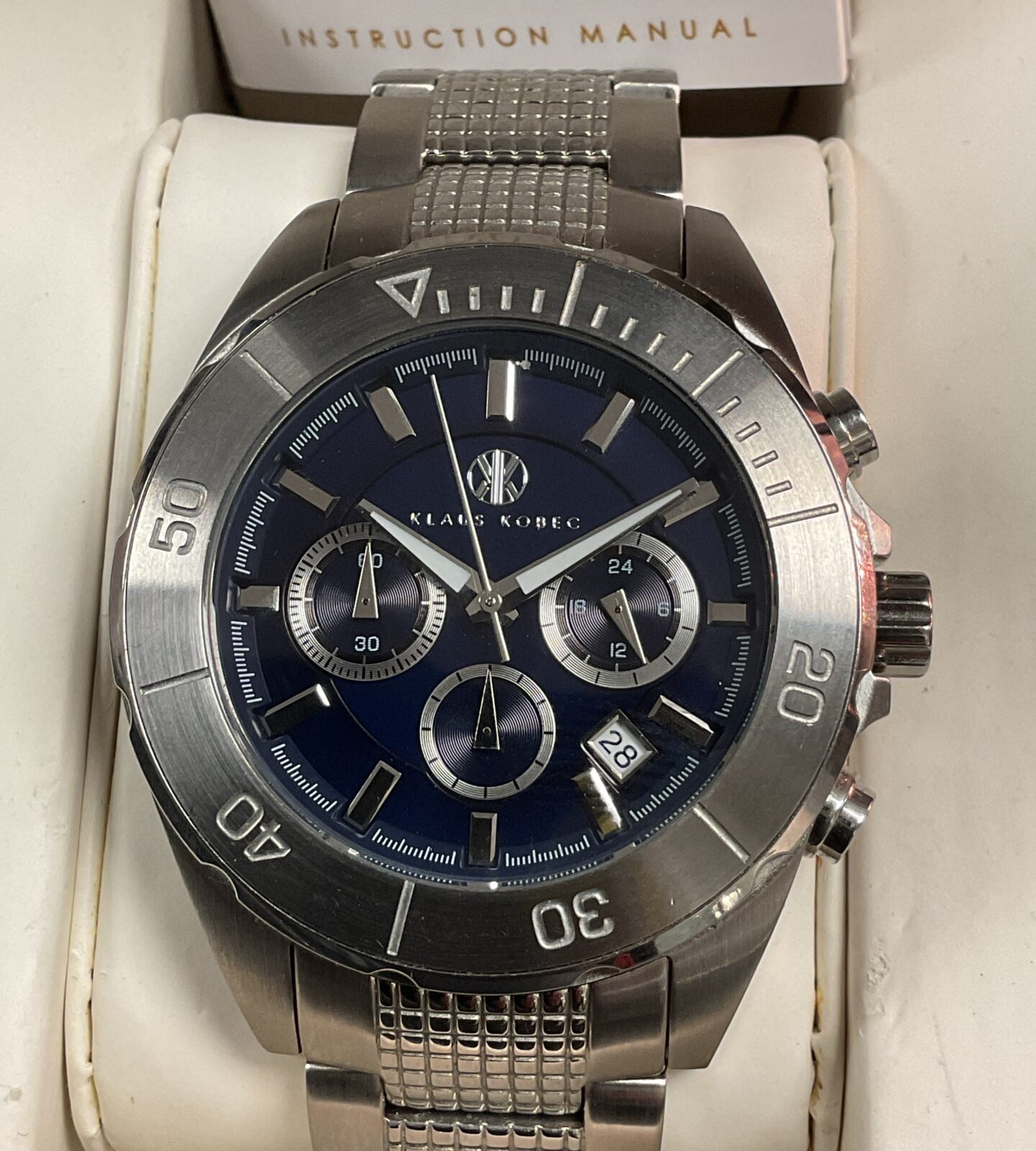 Klaus Kobek Gents Quartz wristwatch with box and papers