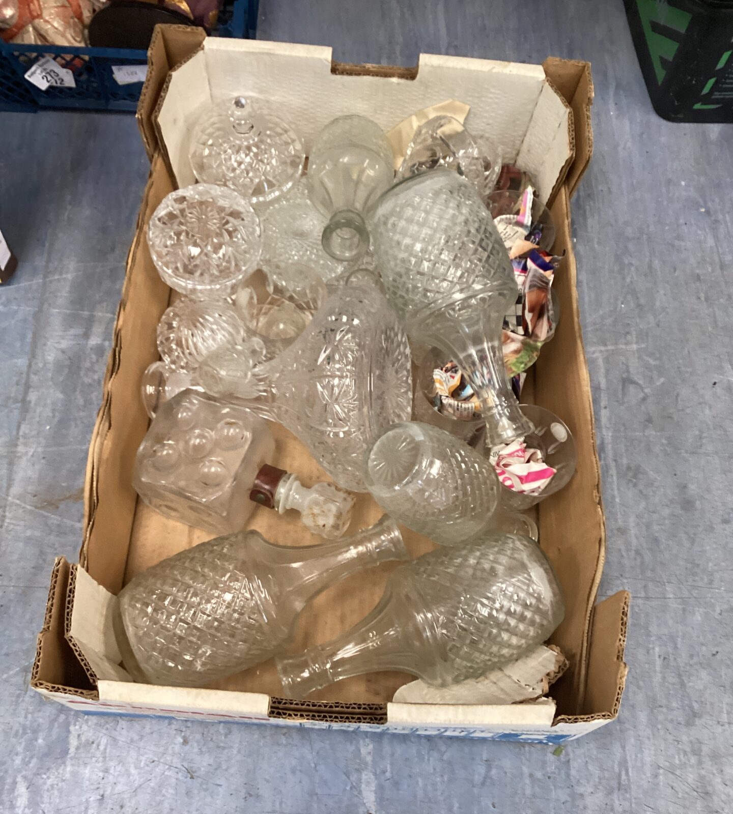 Collection of Glass Decanters
