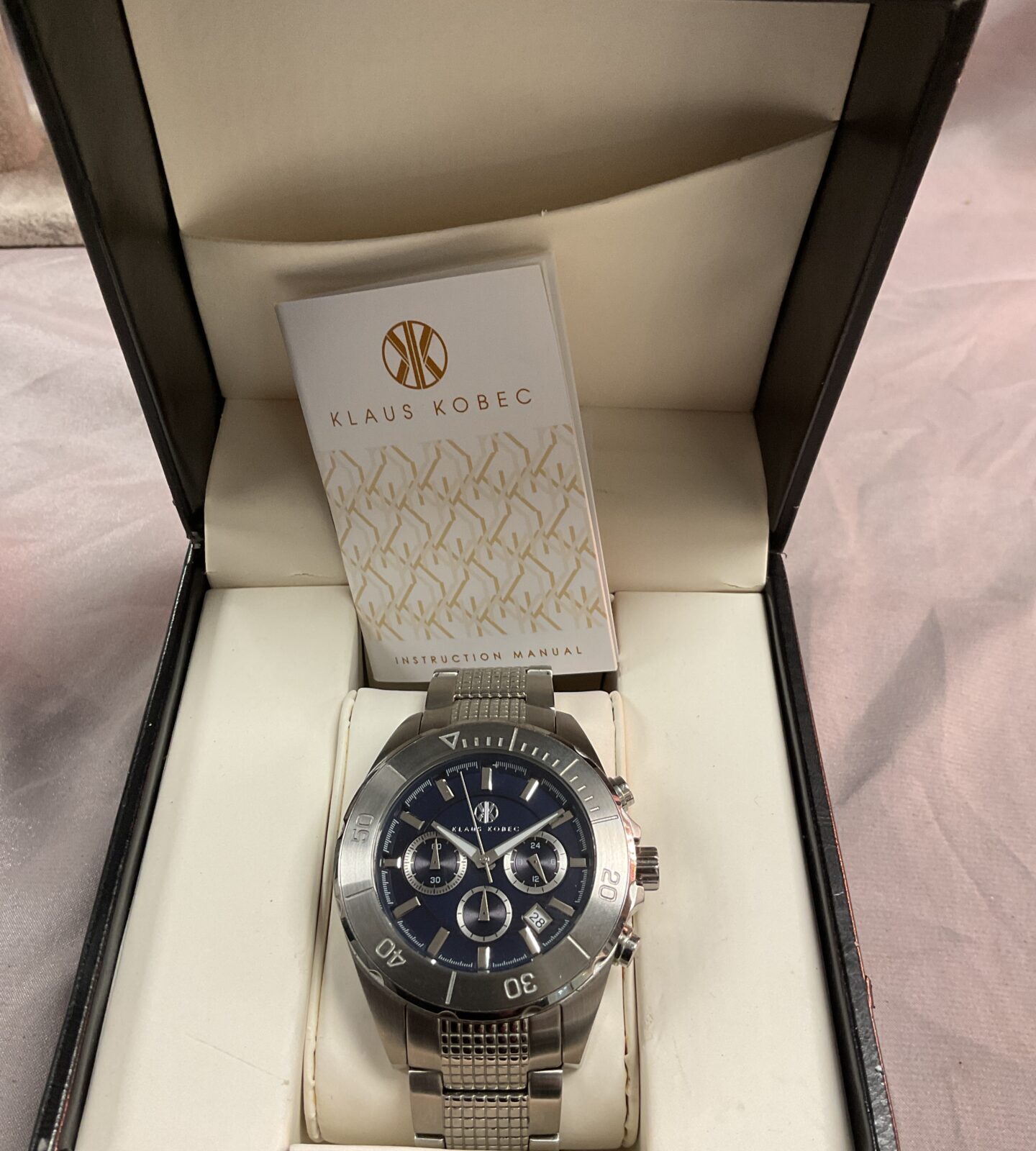 Klaus Kobek Gents Quartz wristwatch with box and papers - Image 2