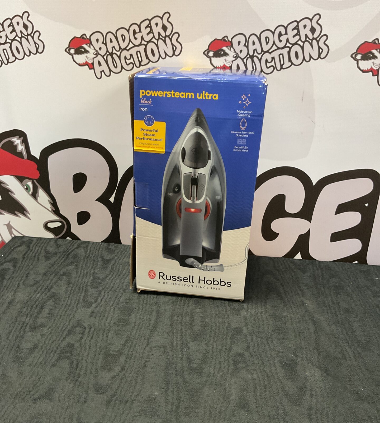 new Boxed russel hobbs powerstream ultra iron