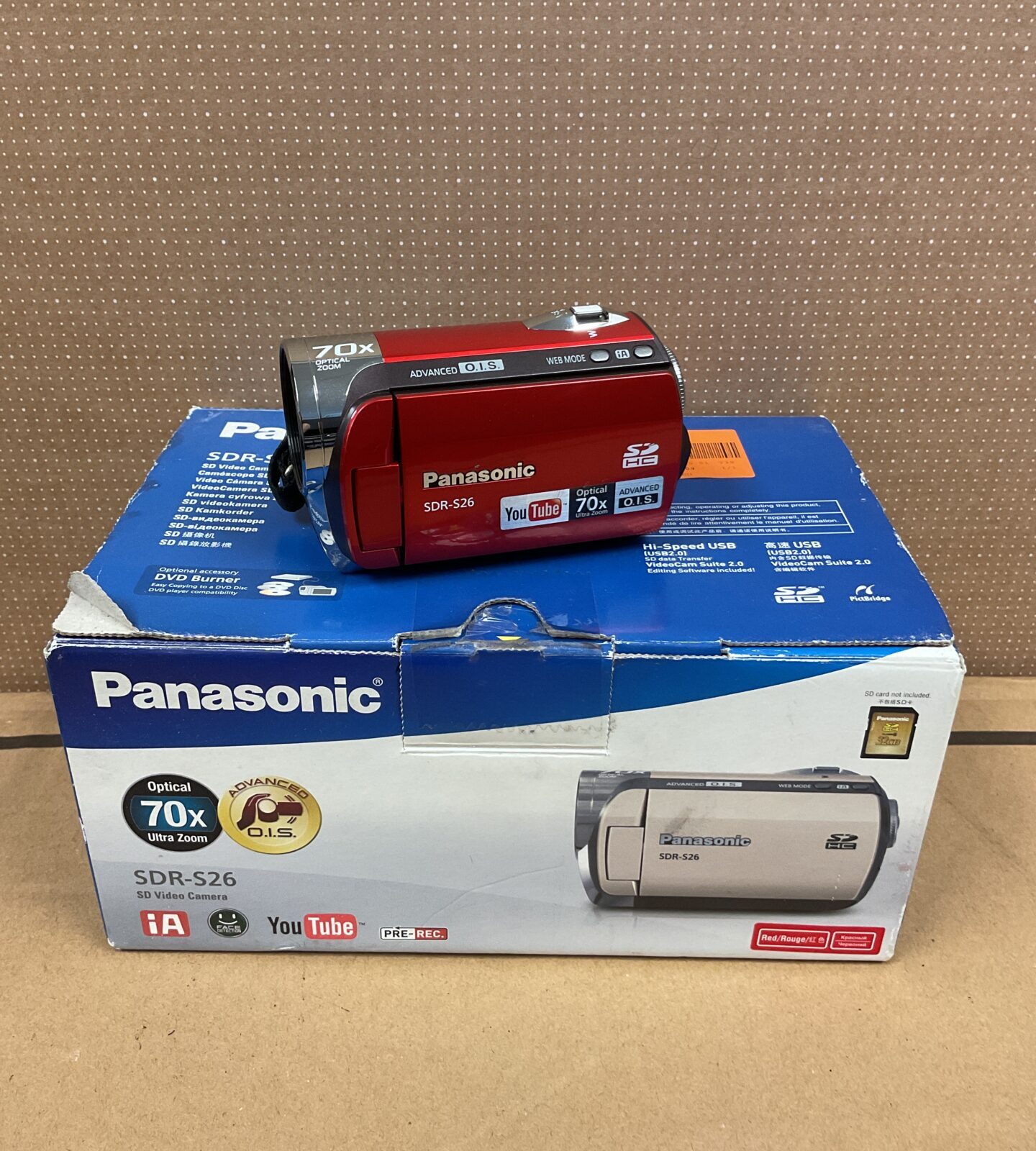 Panasonic sdr-s26 sd video camera