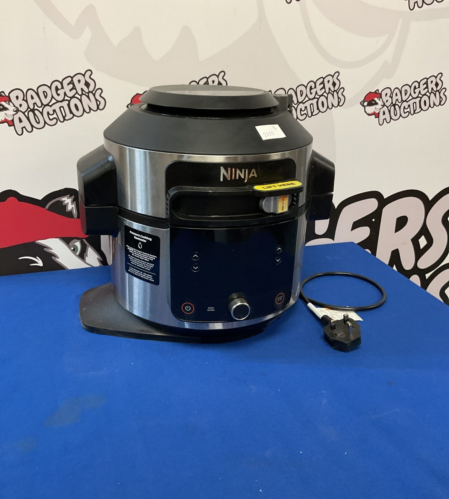 Ninja foodi multi cooker powers on