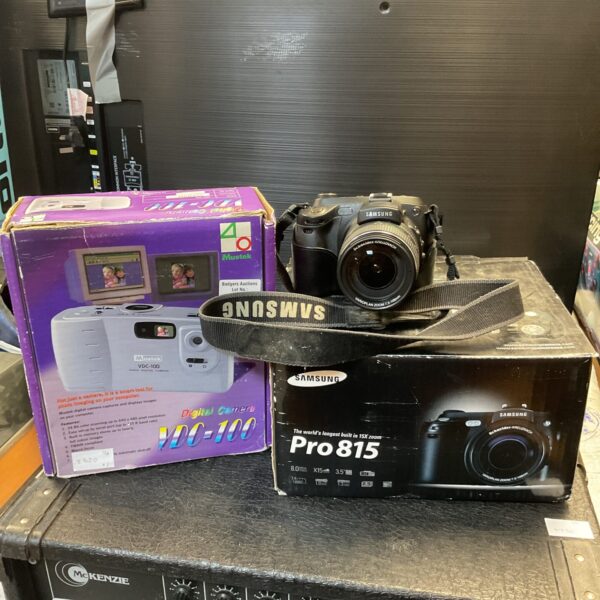Samsung pro 815 & mustek vdc-100 digital cameras