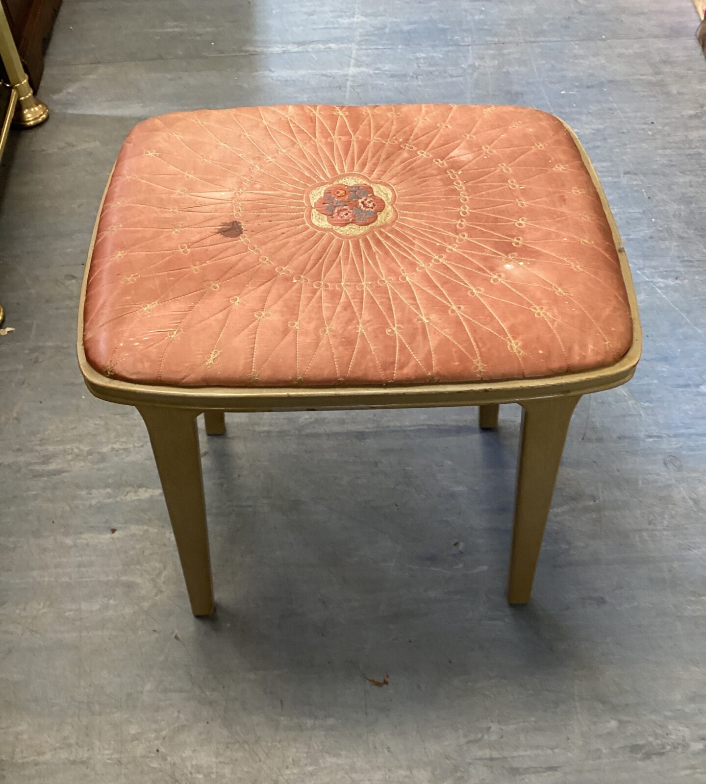Vintage dressing table stool