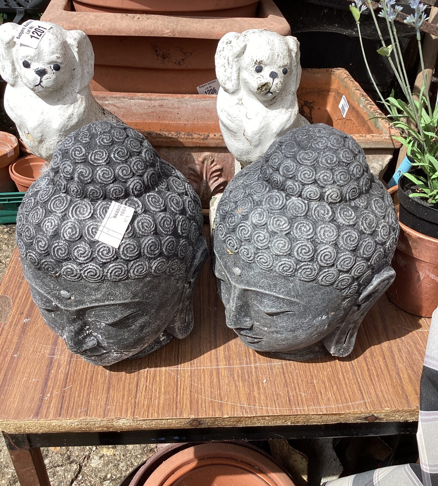 Two Buddha Heads