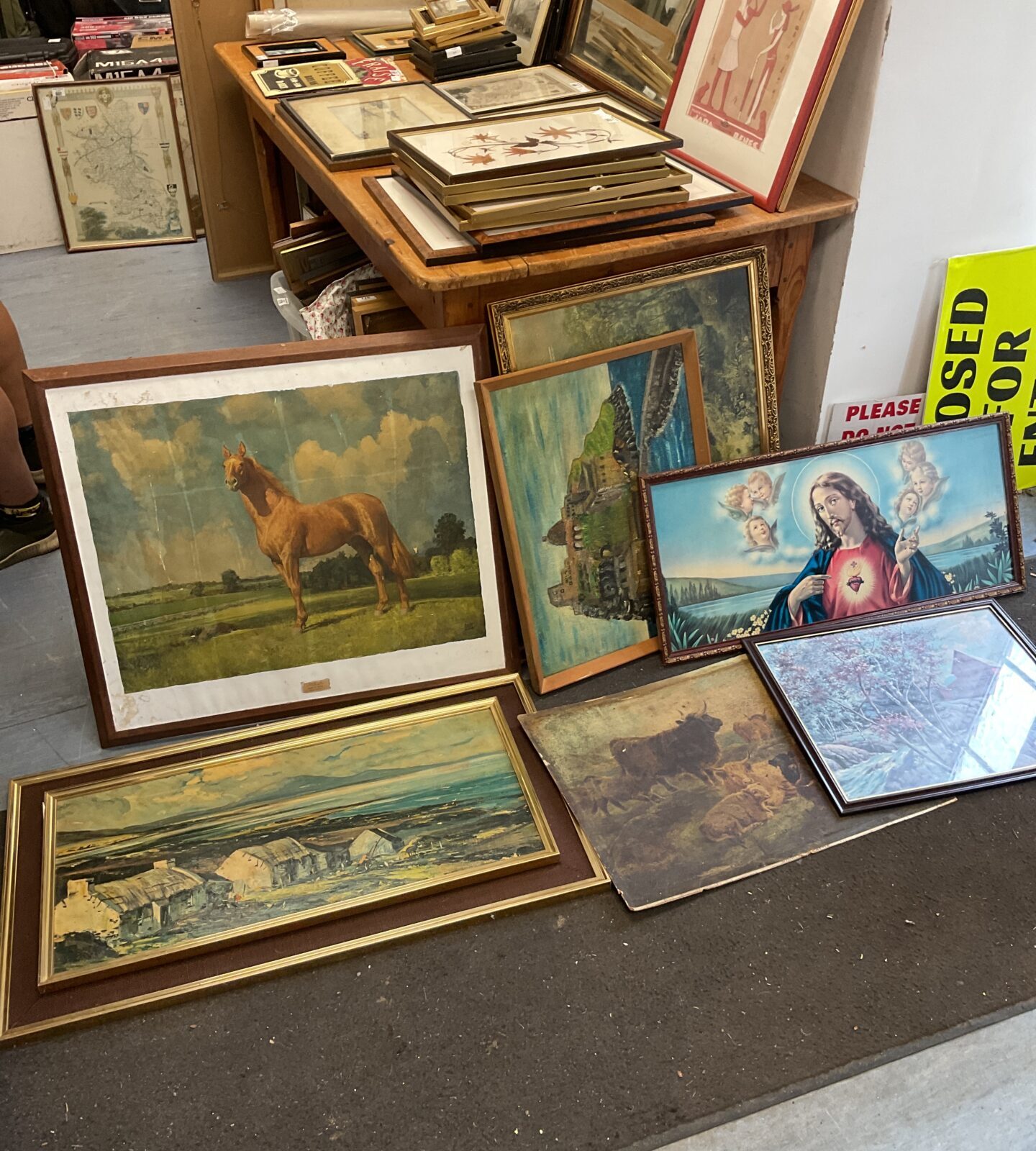 Quantity of framed prints & artworks