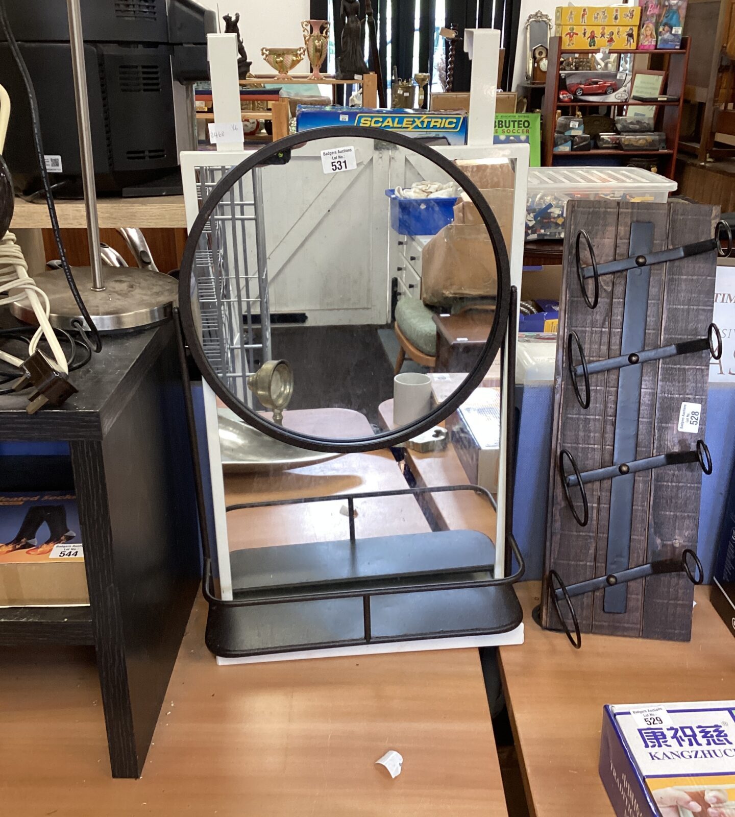 Door door hanging mirror & wall hanging mirror metal framed
