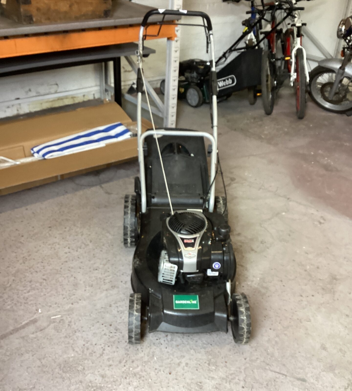Gardenline Petrol Lawn mower sold as seen