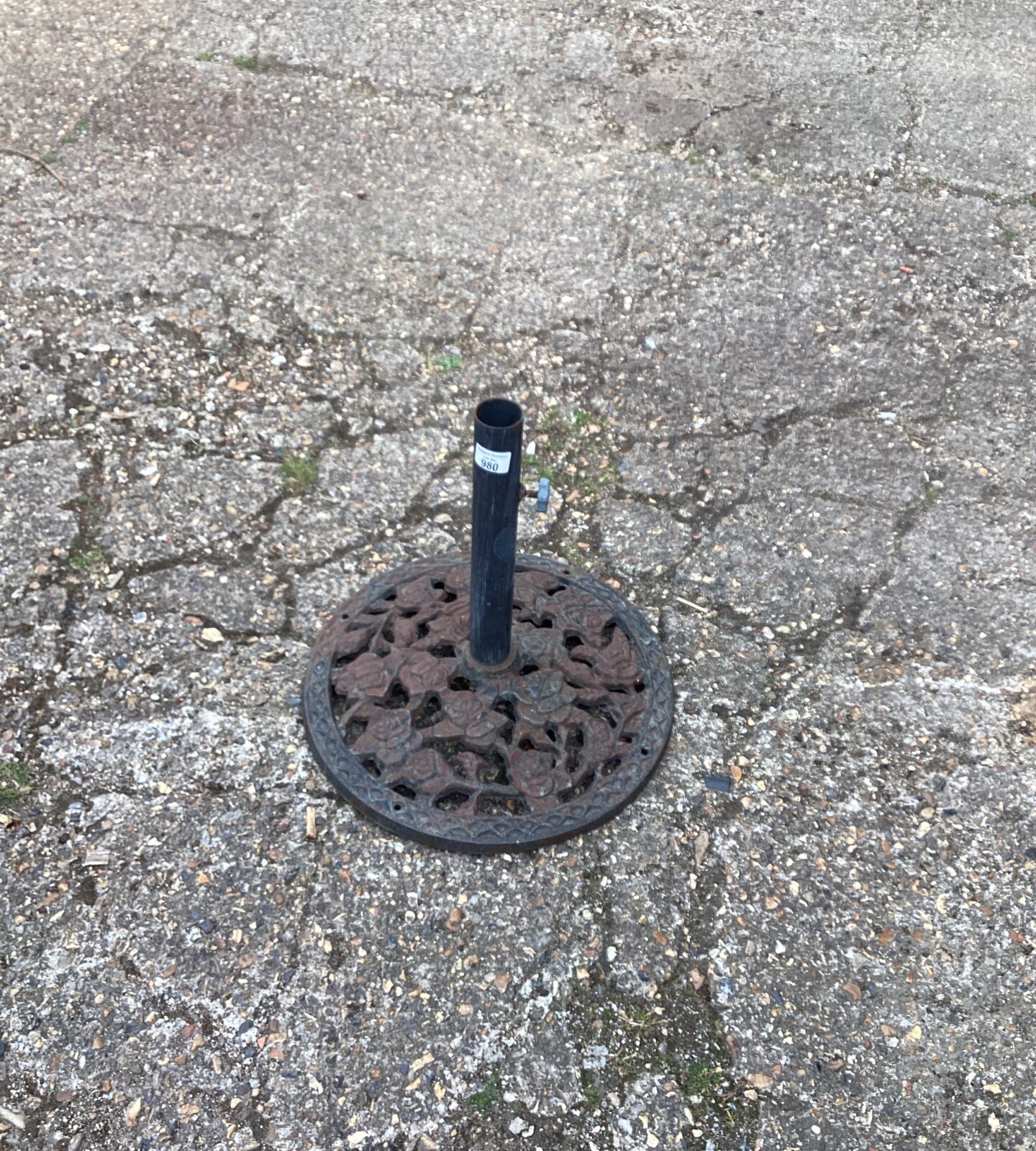 Metal Parasol Base