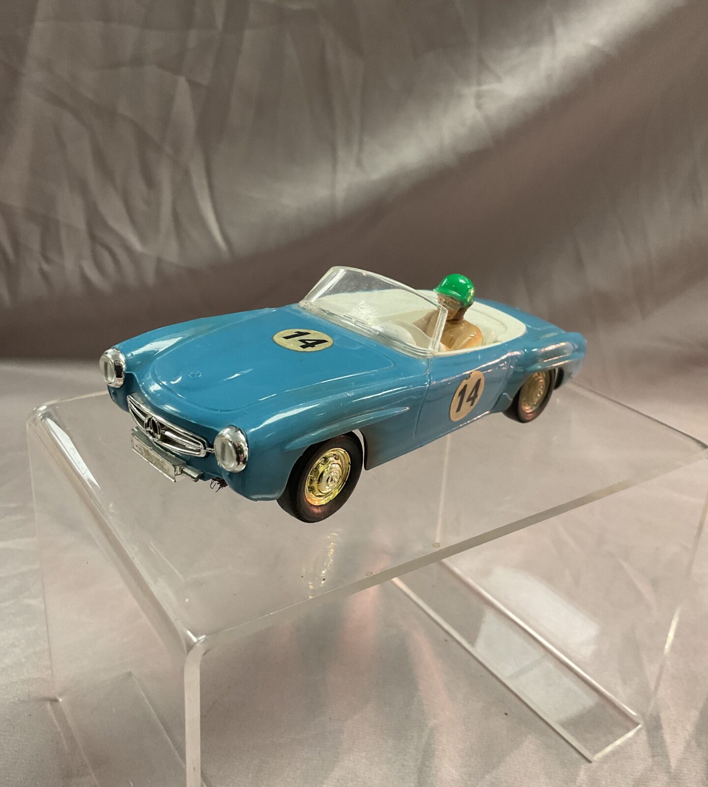 Vintage Scalextric Mercedes Race Car