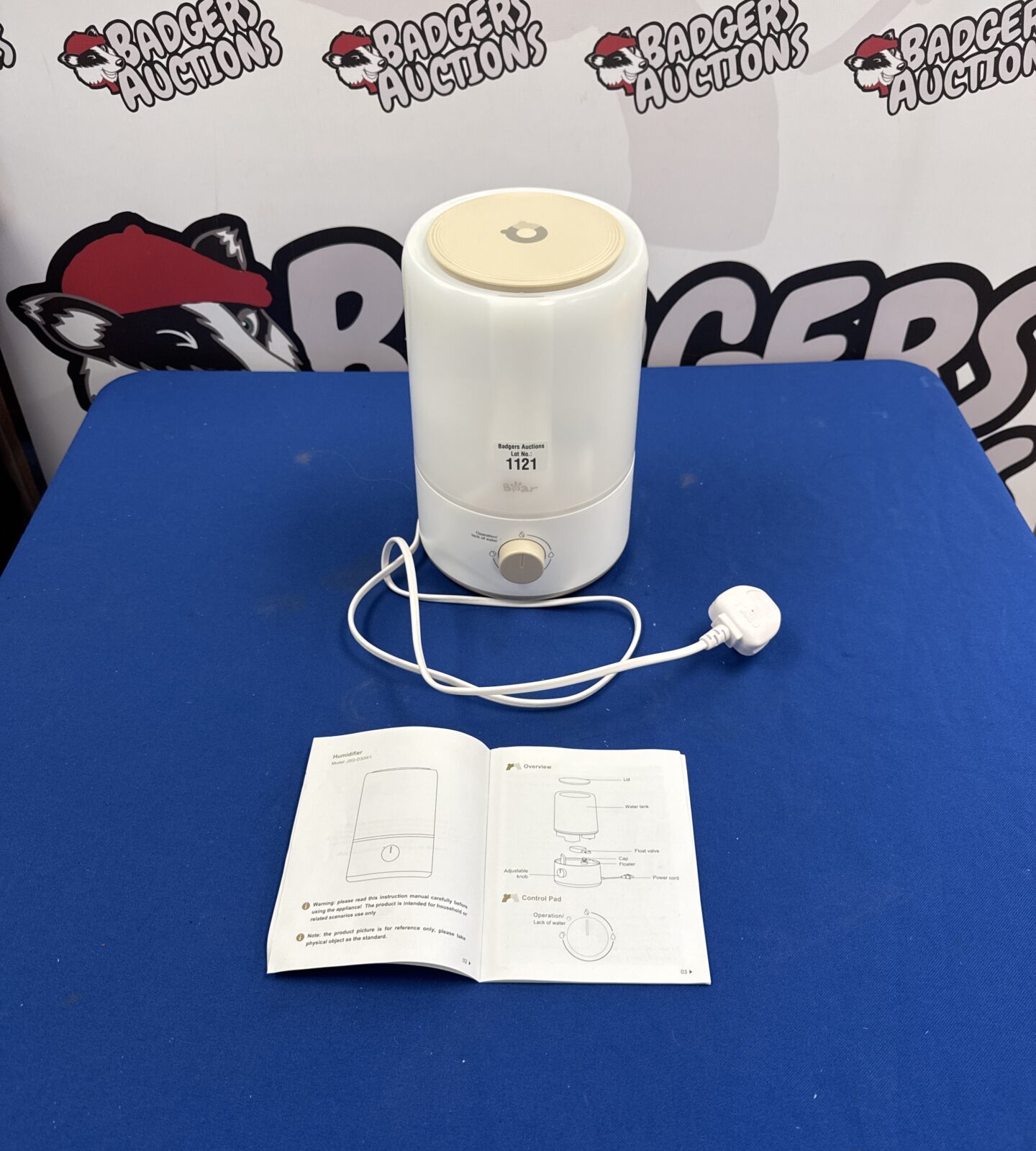 Bear humidifier jsq-d30w1 humidifier - lights up when plugged in