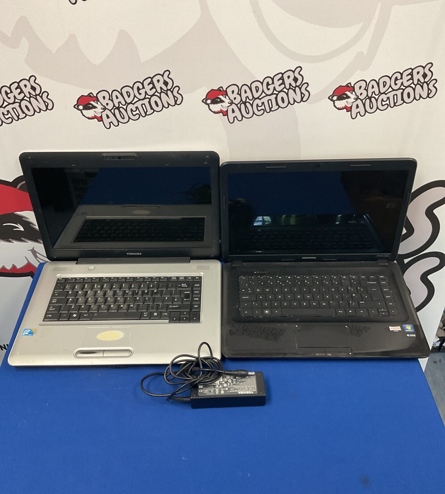 Two laptops inc toshiba with charger