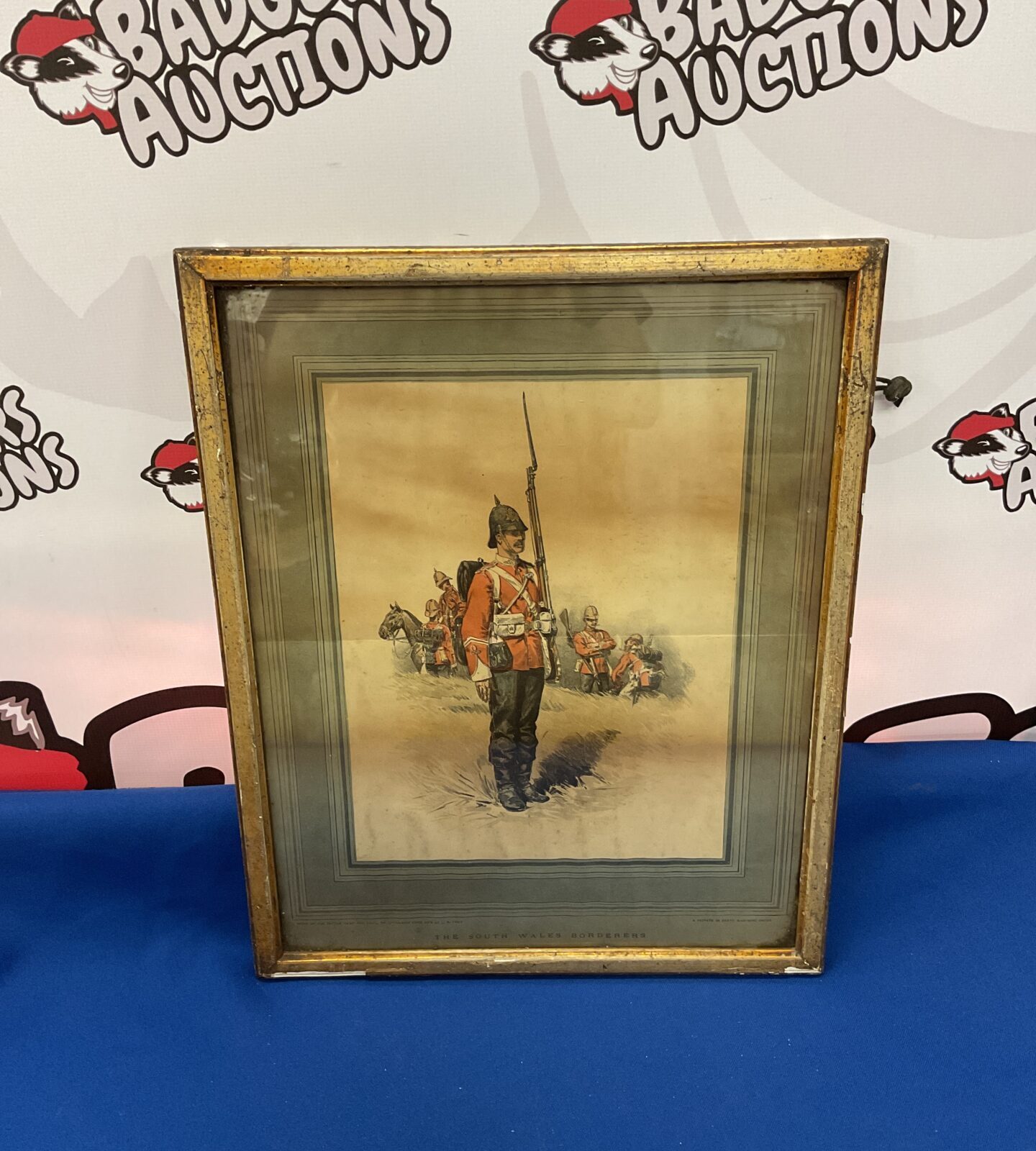 C e fripp print of the south wales borderers British army