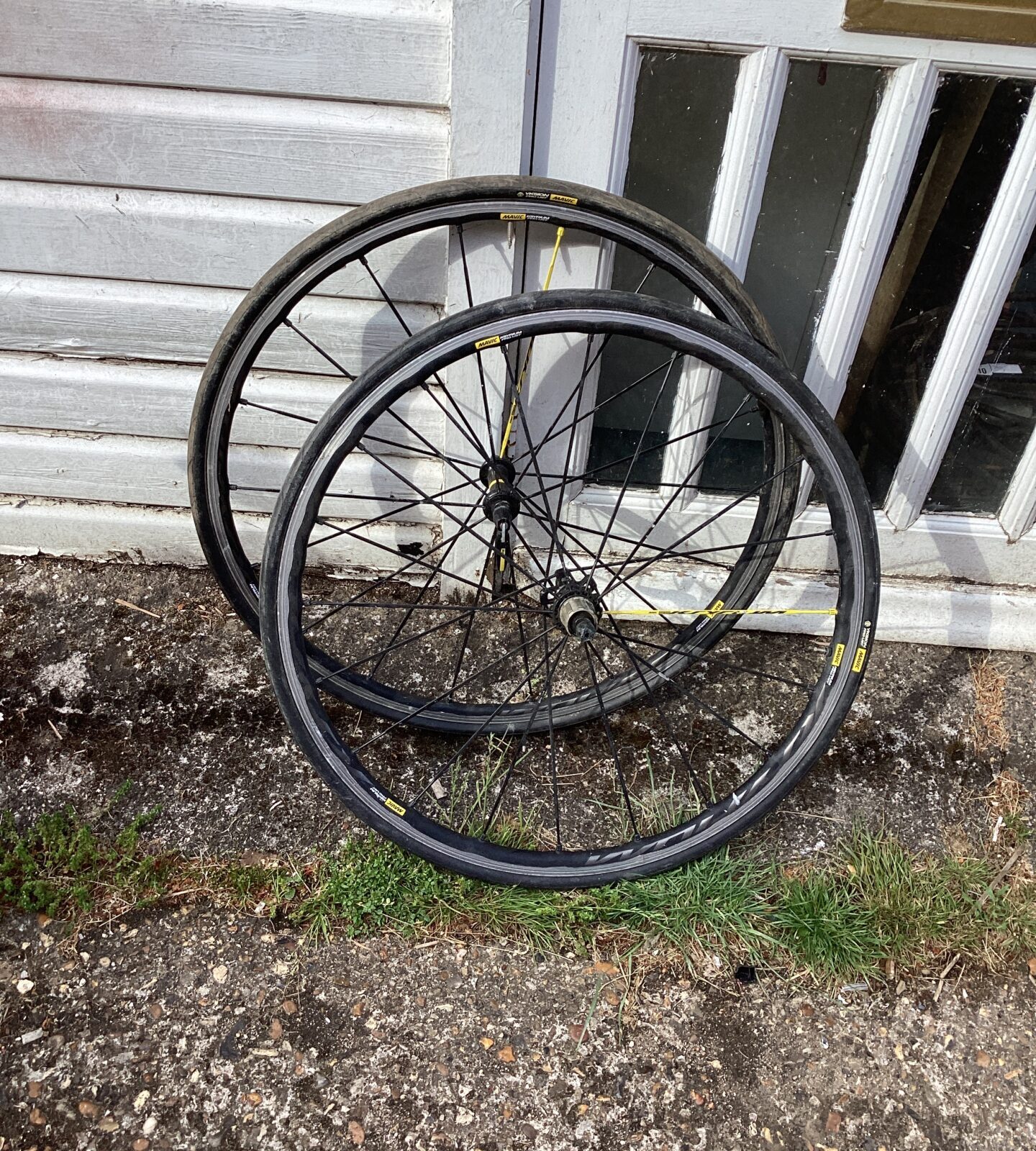 Two mavic Bike wheels