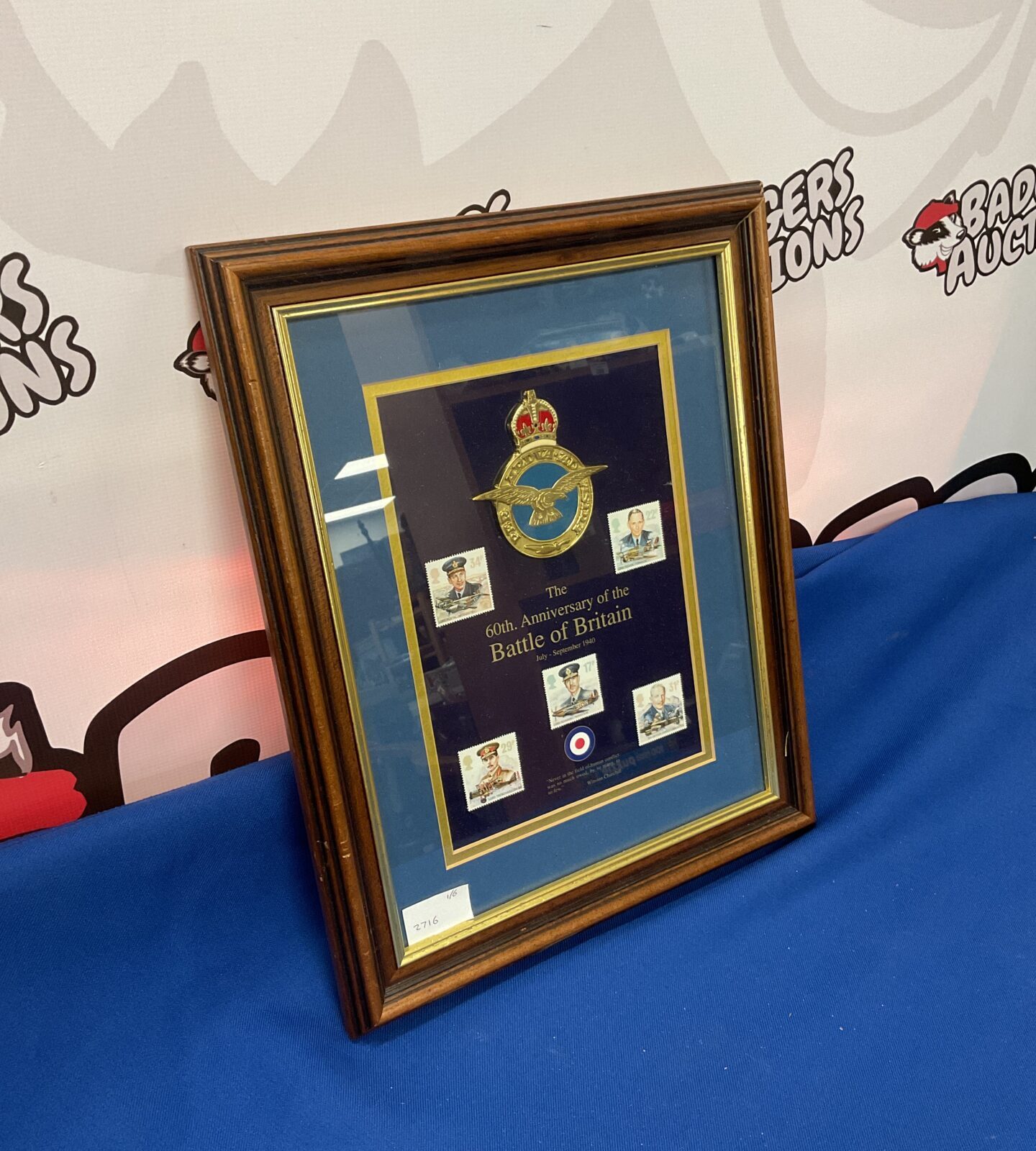 The 60th anniversary of the Battle of Britain framed stamp set