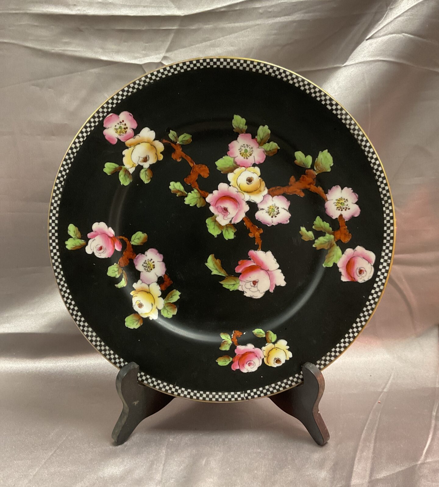 Pratts Kan Su Ware Plate early 20c
