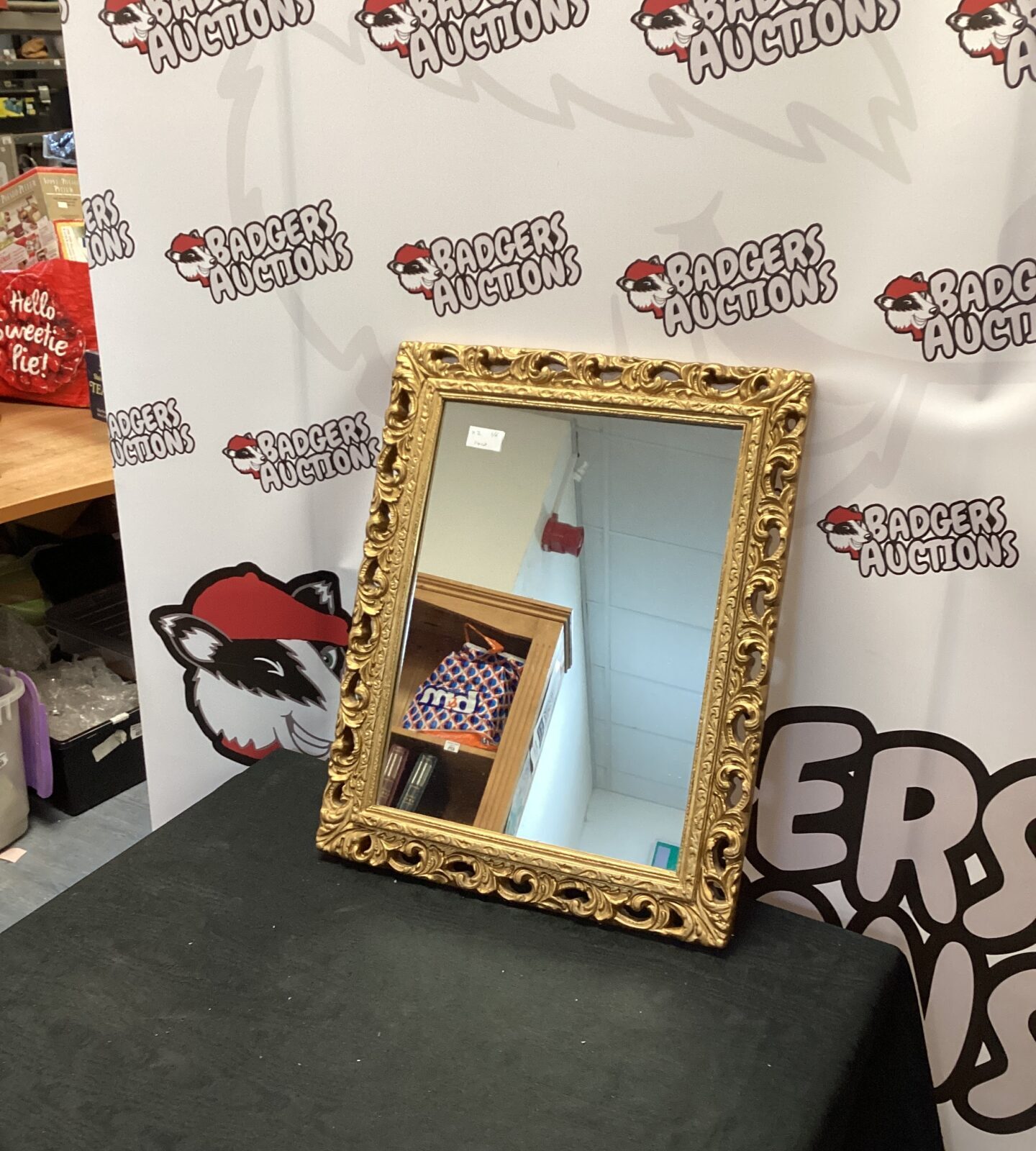 Decorative Gold edged mirror