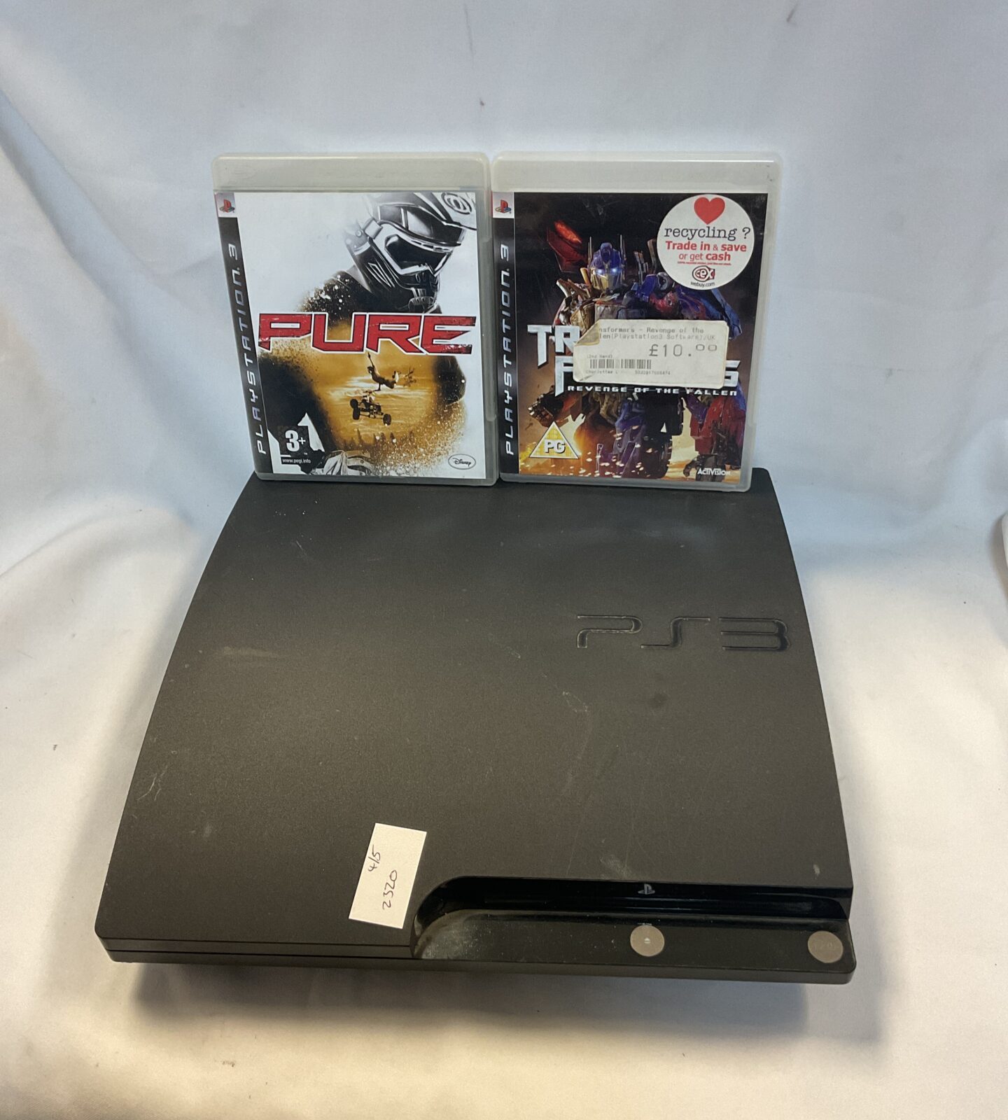 Sony PlayStation 3 skim console with games