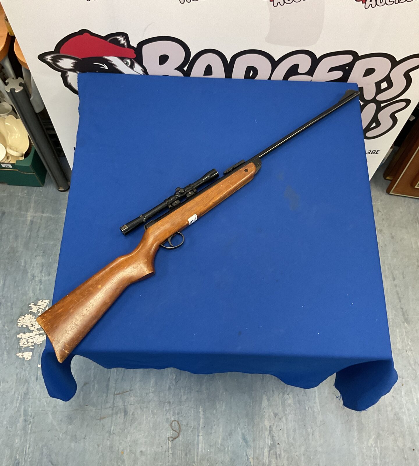 Bsa Meteor 22.cal air rifle with nikko stirling 4x20 scope