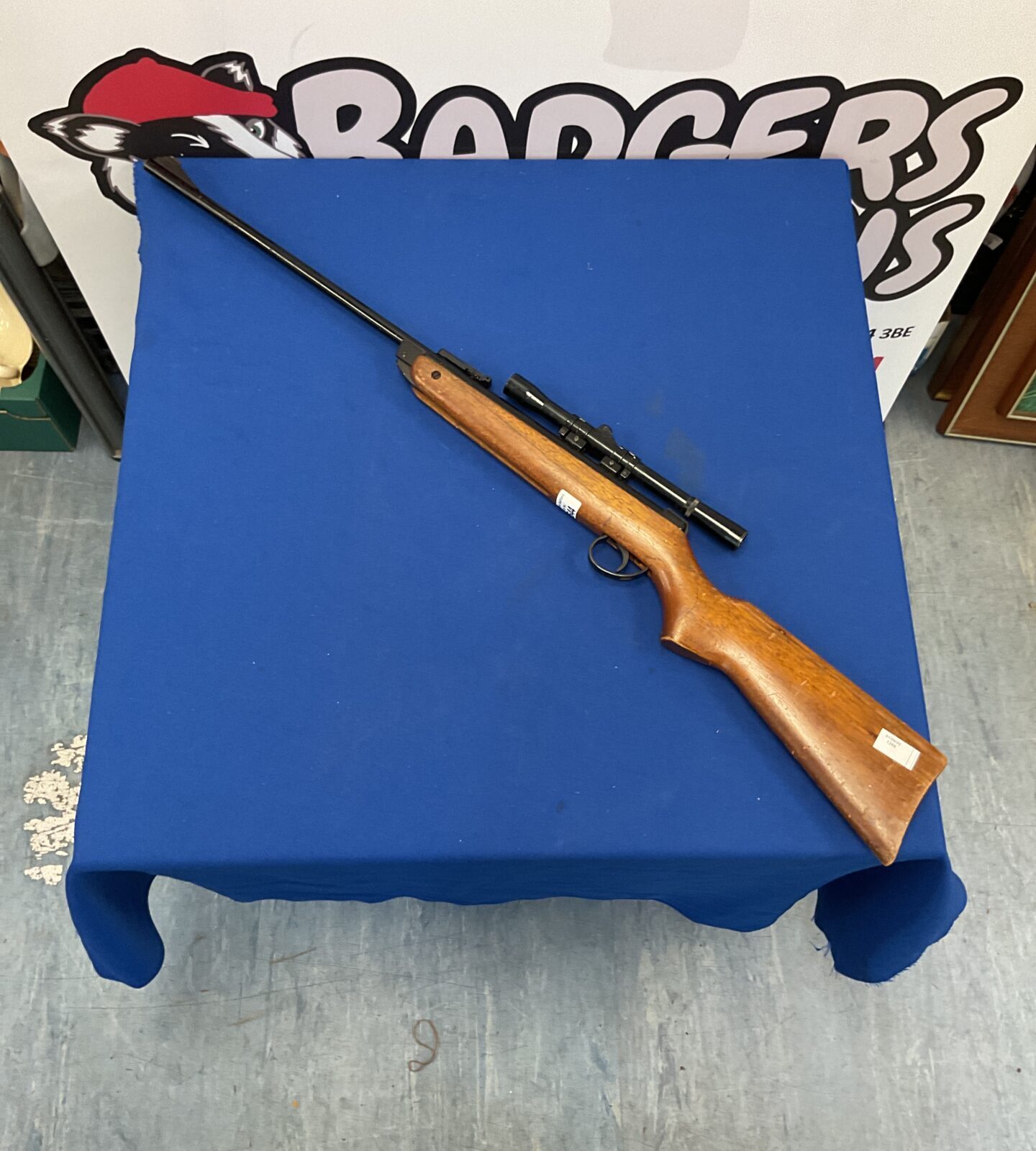 Bsa Meteor 22.cal air rifle with nikko stirling 4x20 scope - Image 2