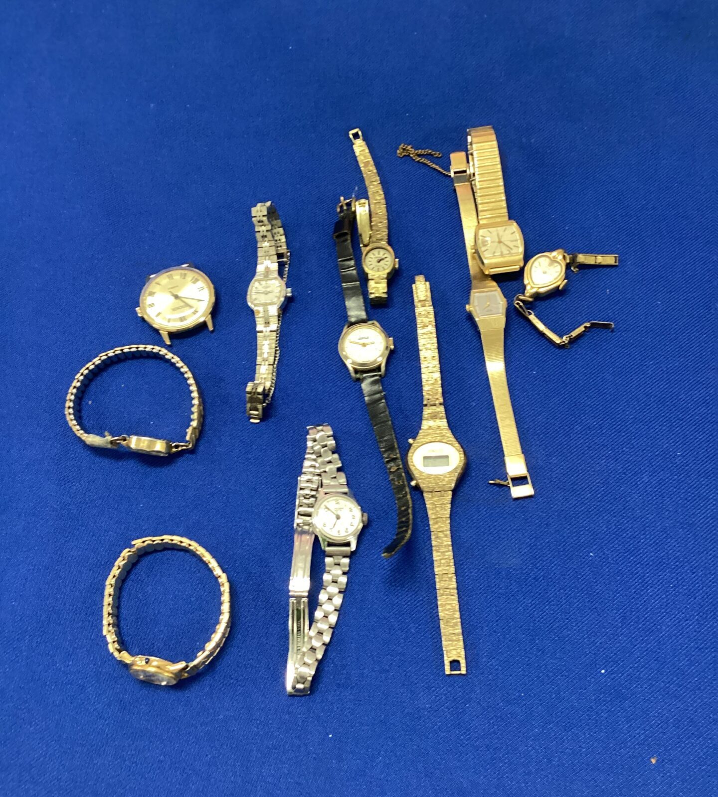 Box of assorted ladies wrist watches