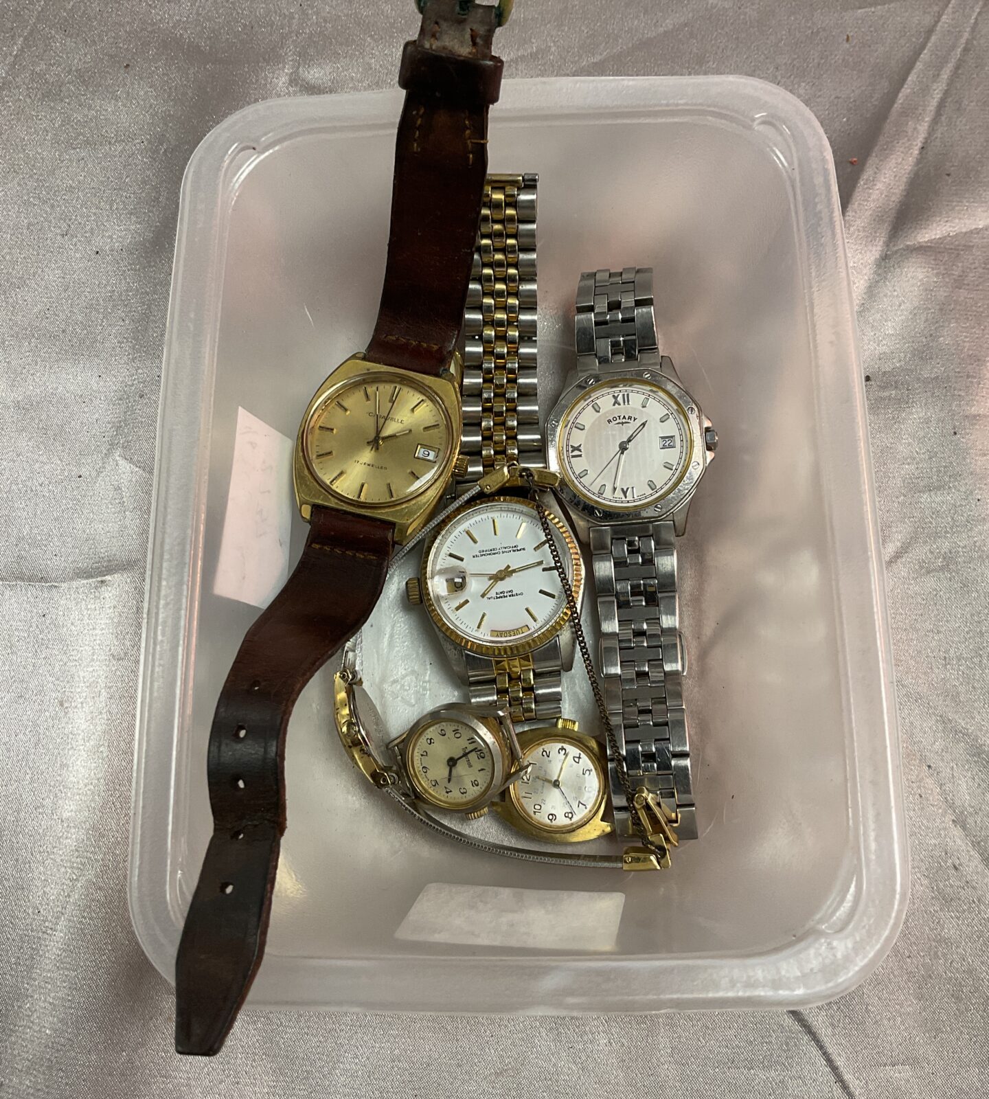 Tray of wristwatches inc Rotary