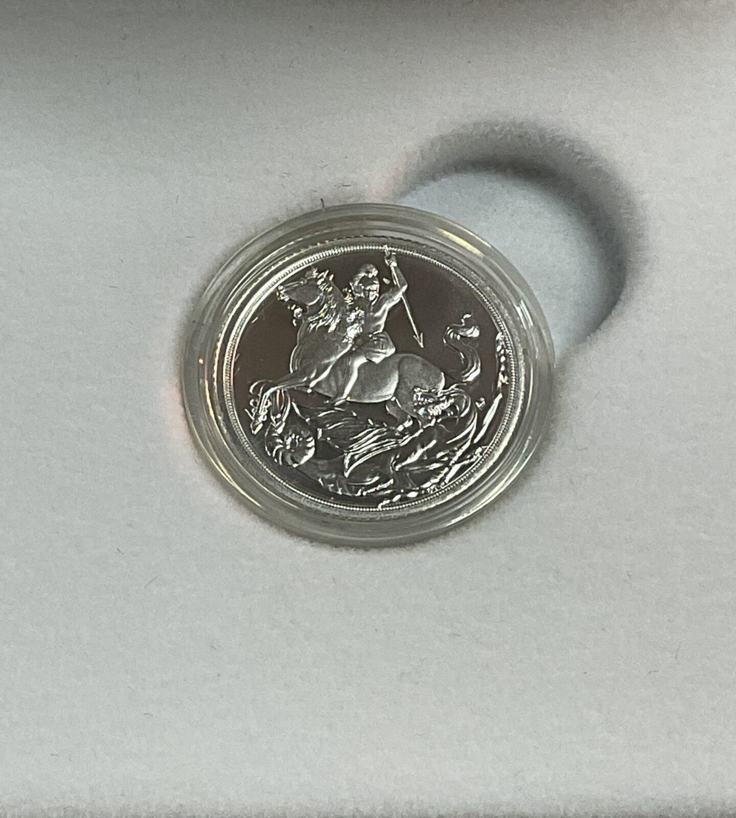 The London Mint Office The silver sovereign with certificate